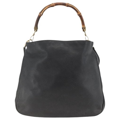 Bamboo leather handbag