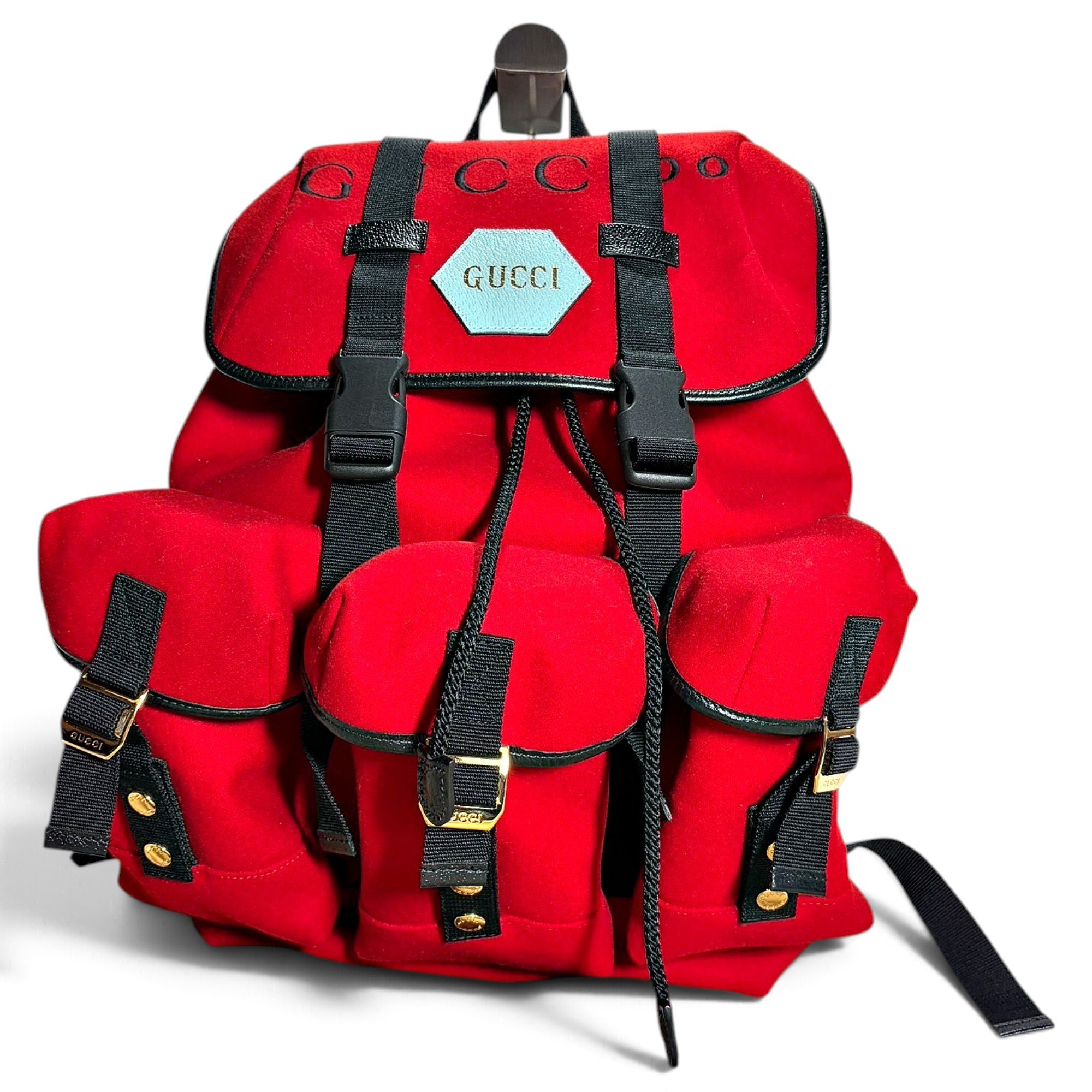 Leather backpack
