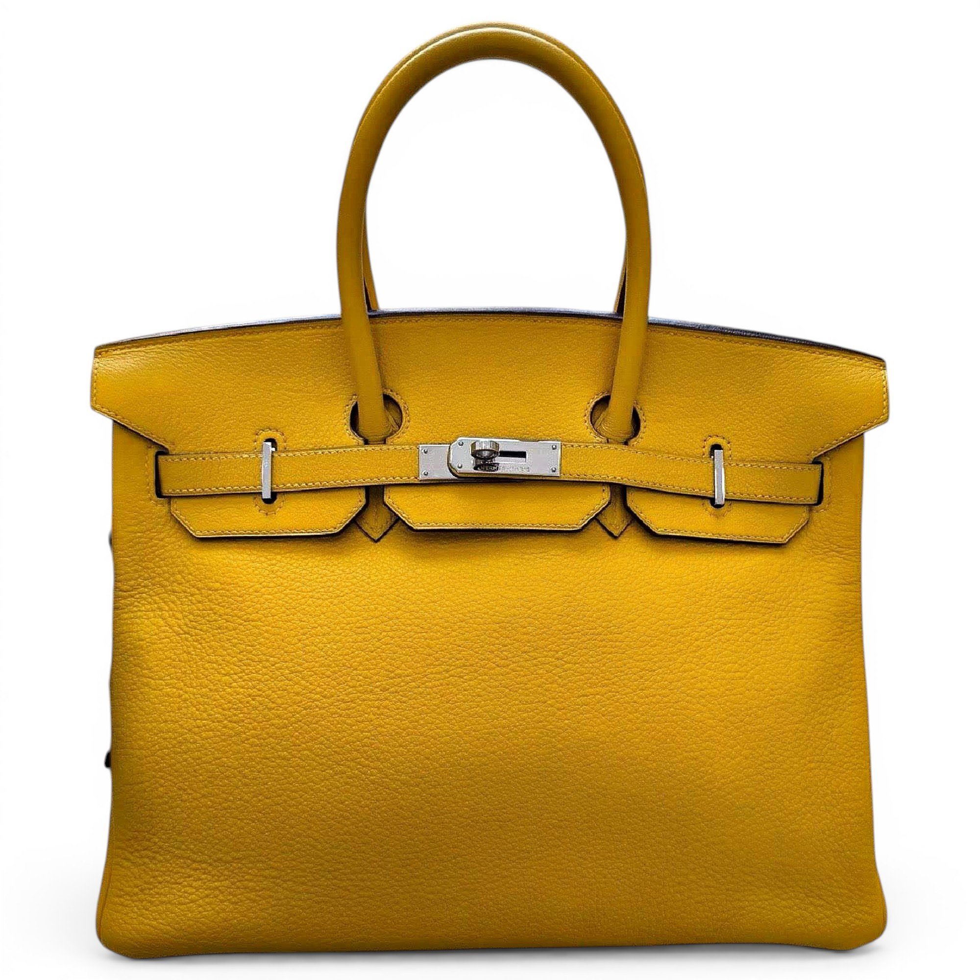 Birkin 35 leather handbag