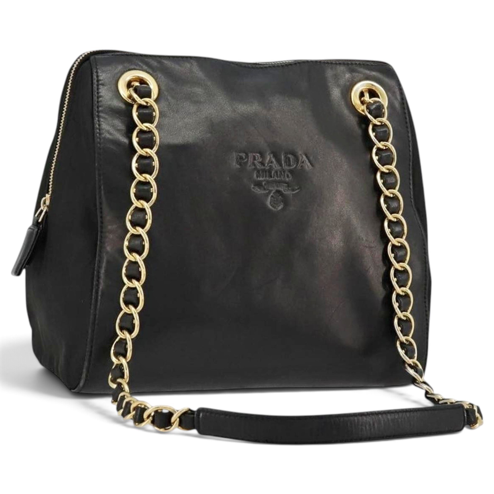 Leather handbag