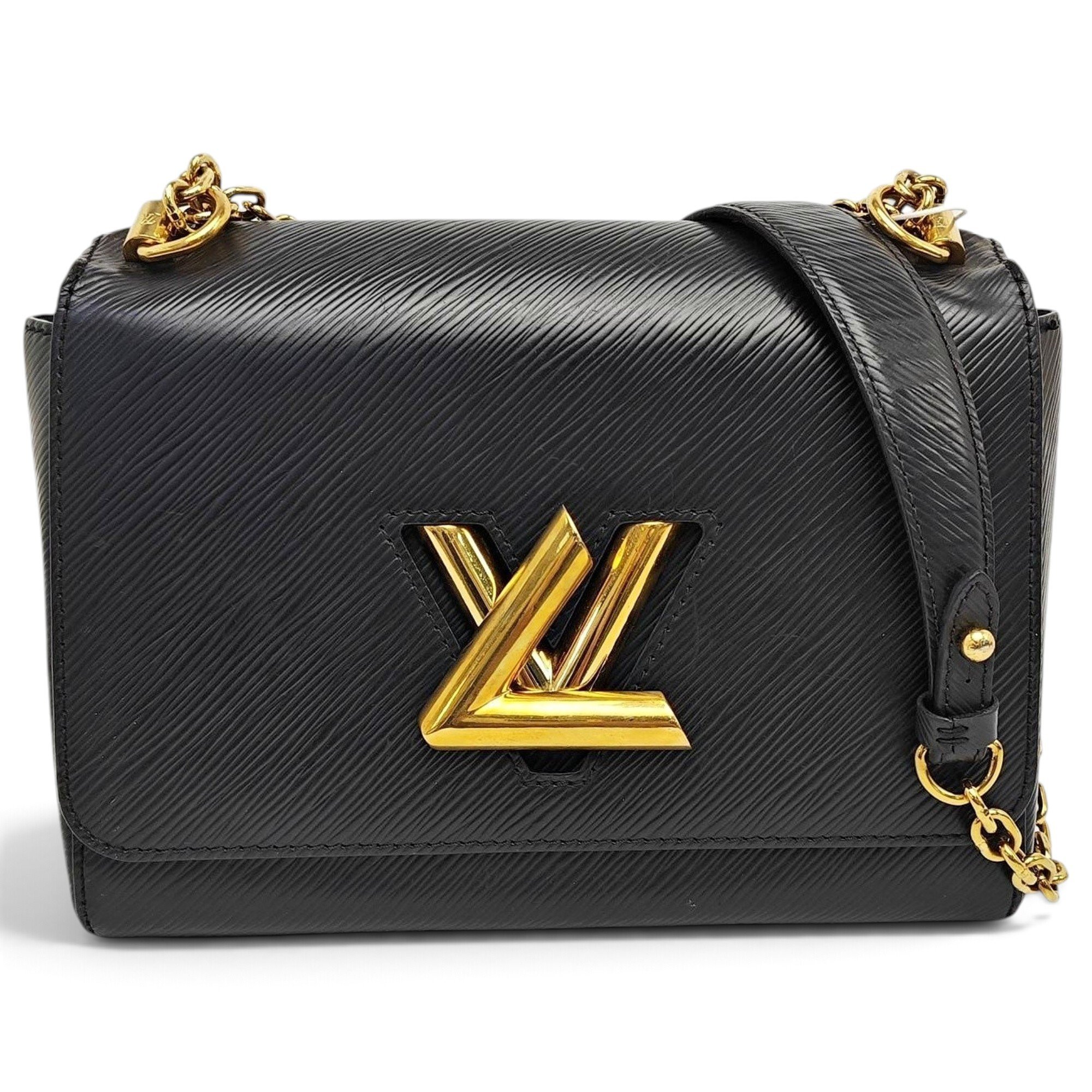 Twist leather handbag
