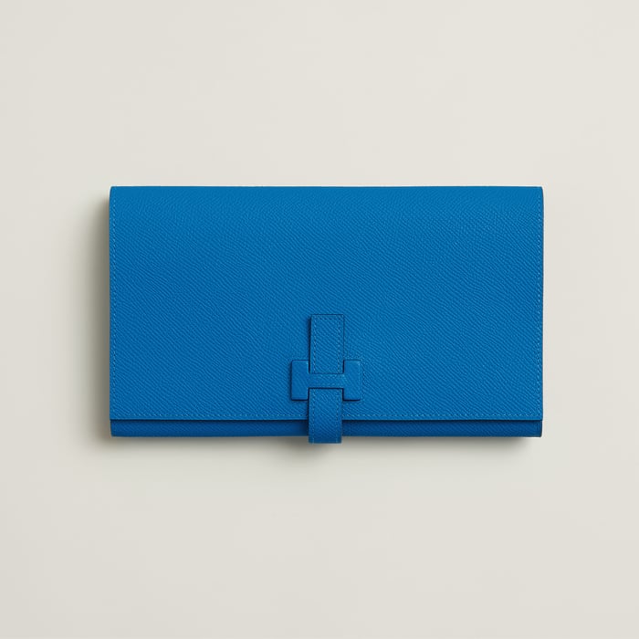 Bleu Zanzibar New H Passant Toutenmain Wallet