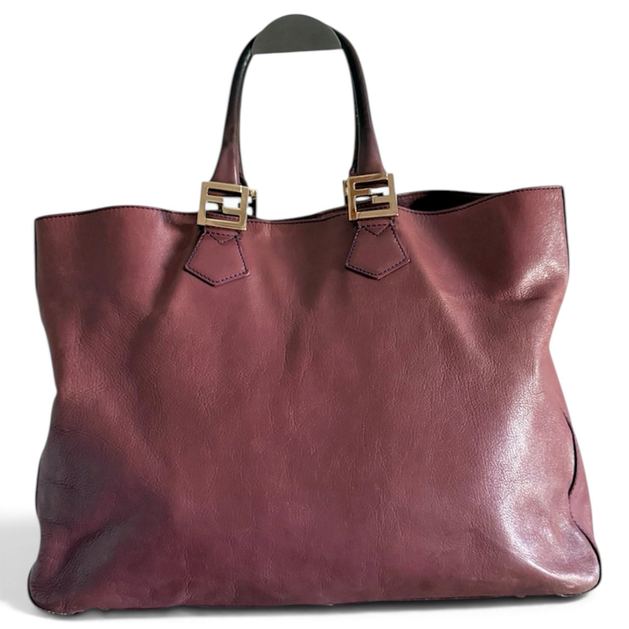 Chameleon leather tote