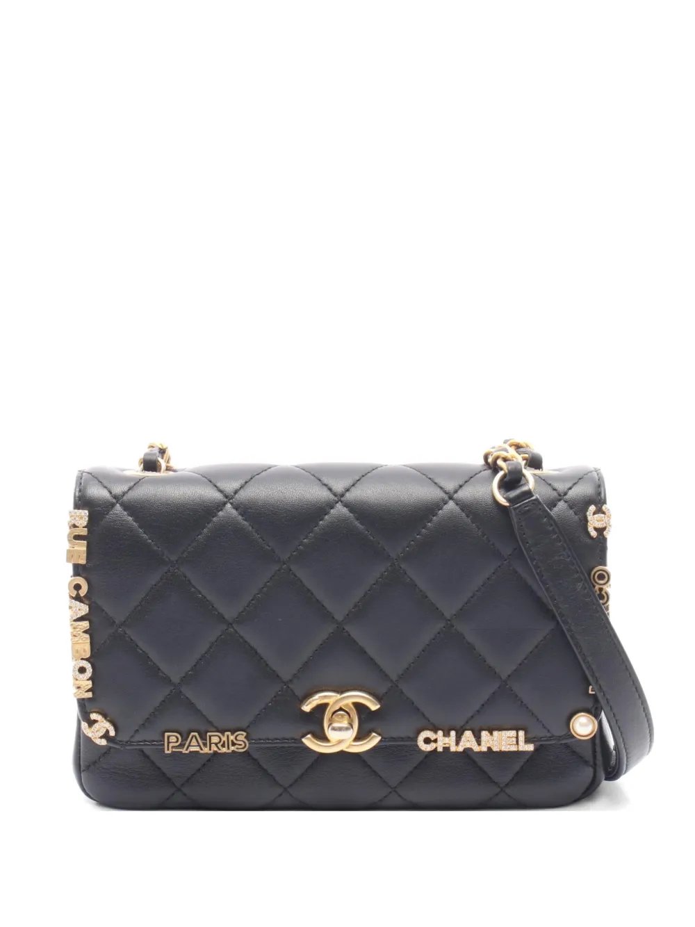 2021s matelassé CC turn-lock shoulder bag