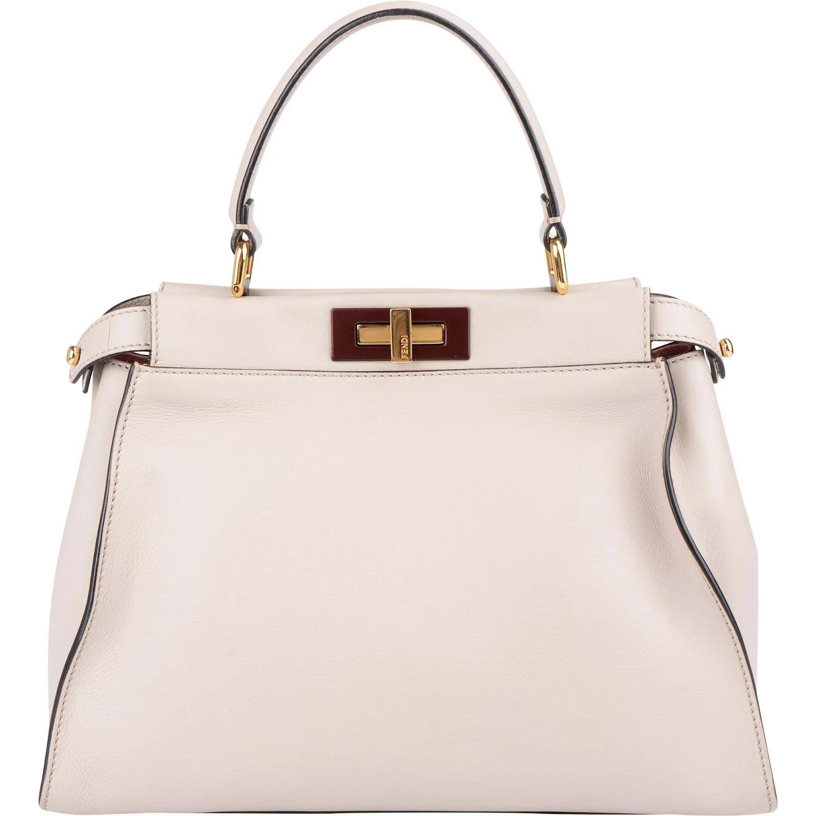 Peekaboo leather handbag
