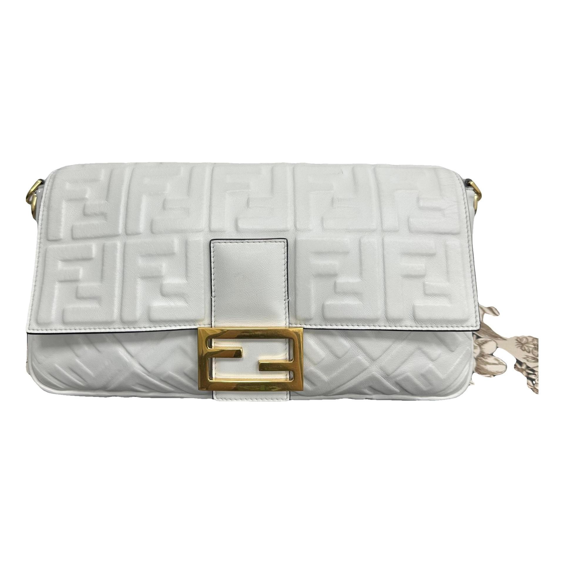 Baguette leather handbag