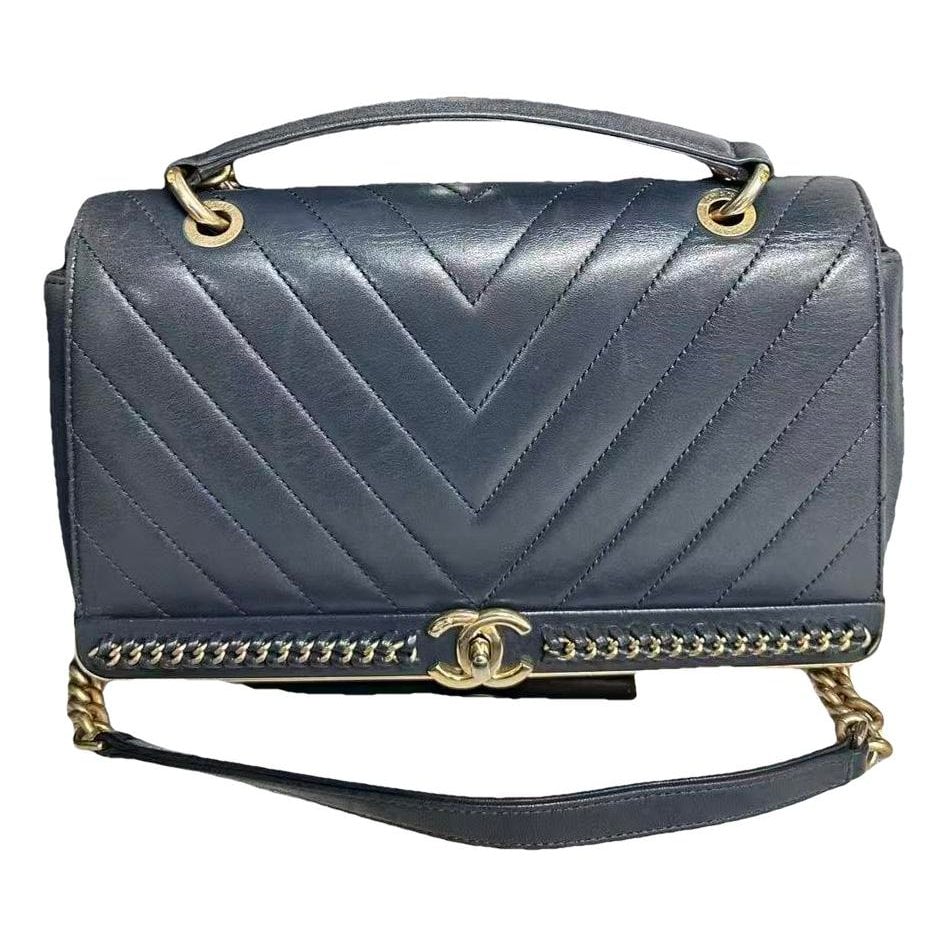 Leather handbag