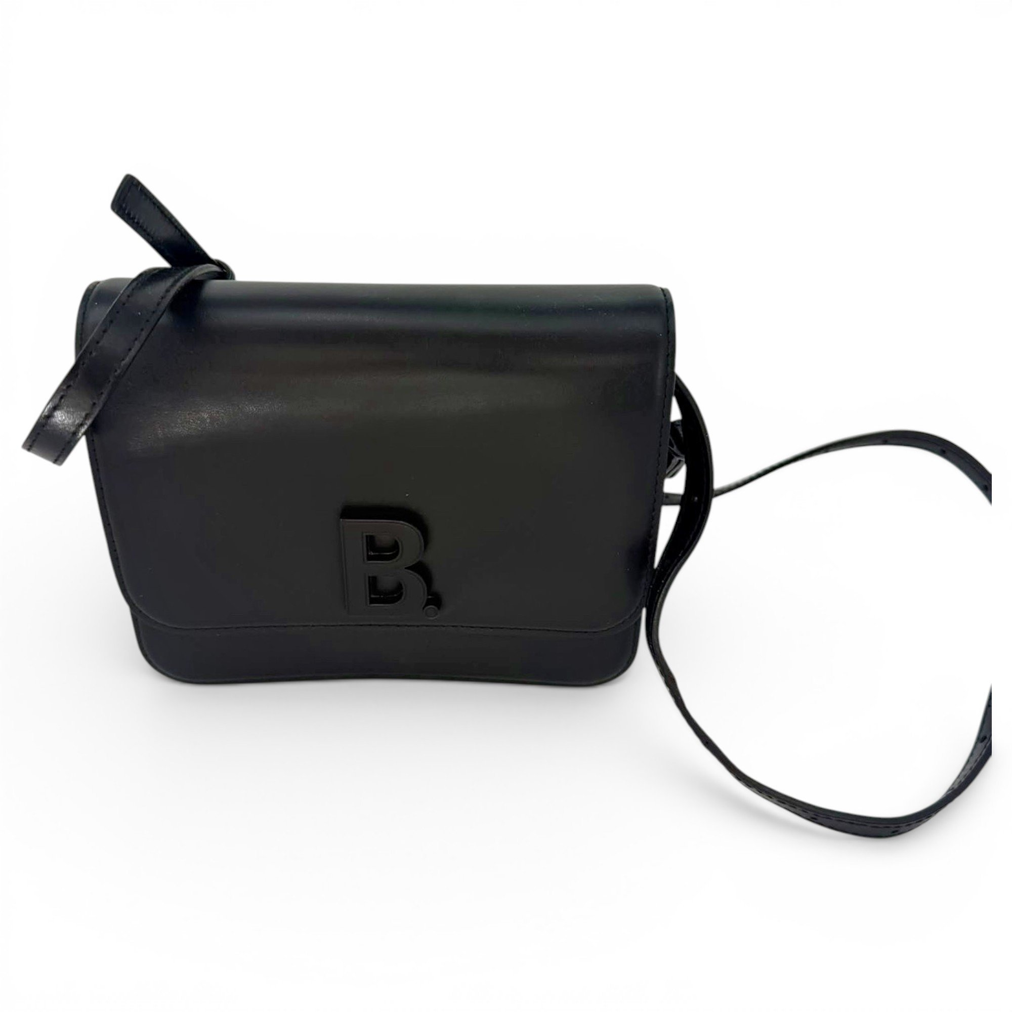 Balenciaga B leather handbag