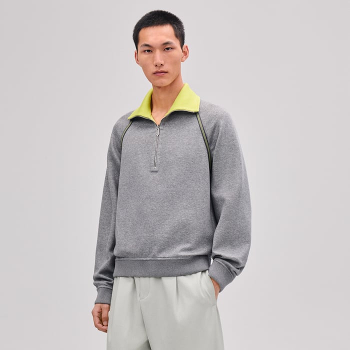 Sweat col camionneur « réversible sport »