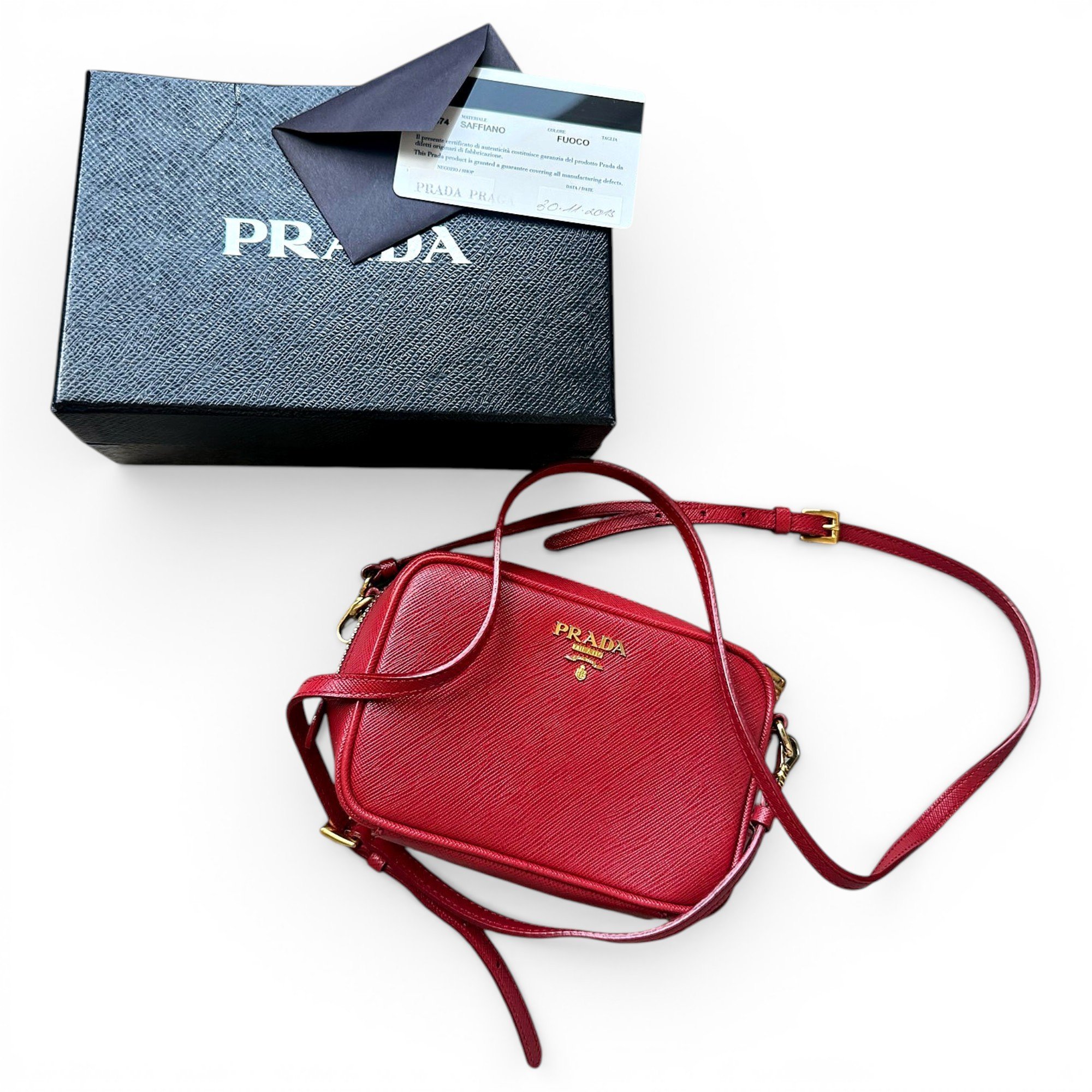 Leather crossbody bag