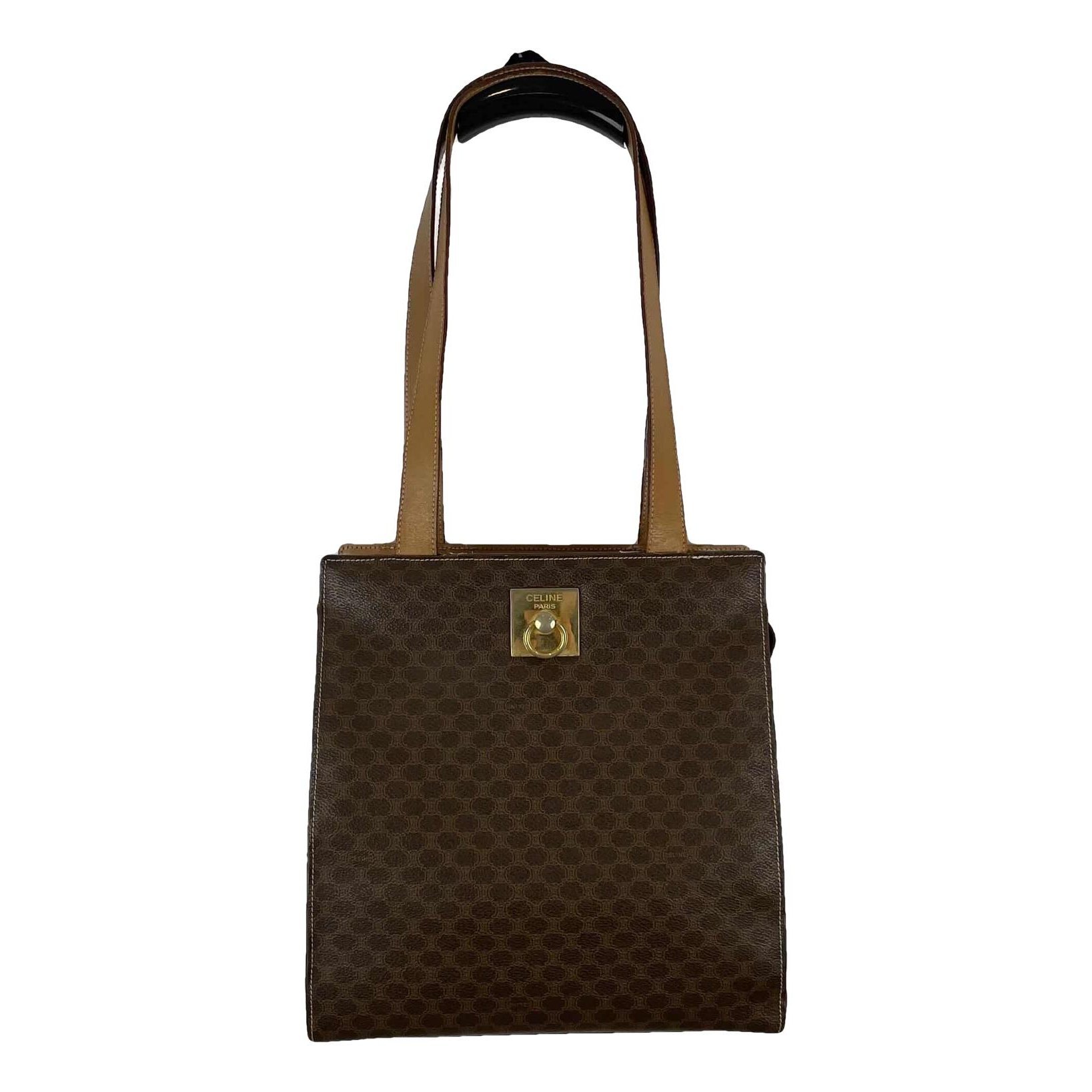 Patent leather handbag
