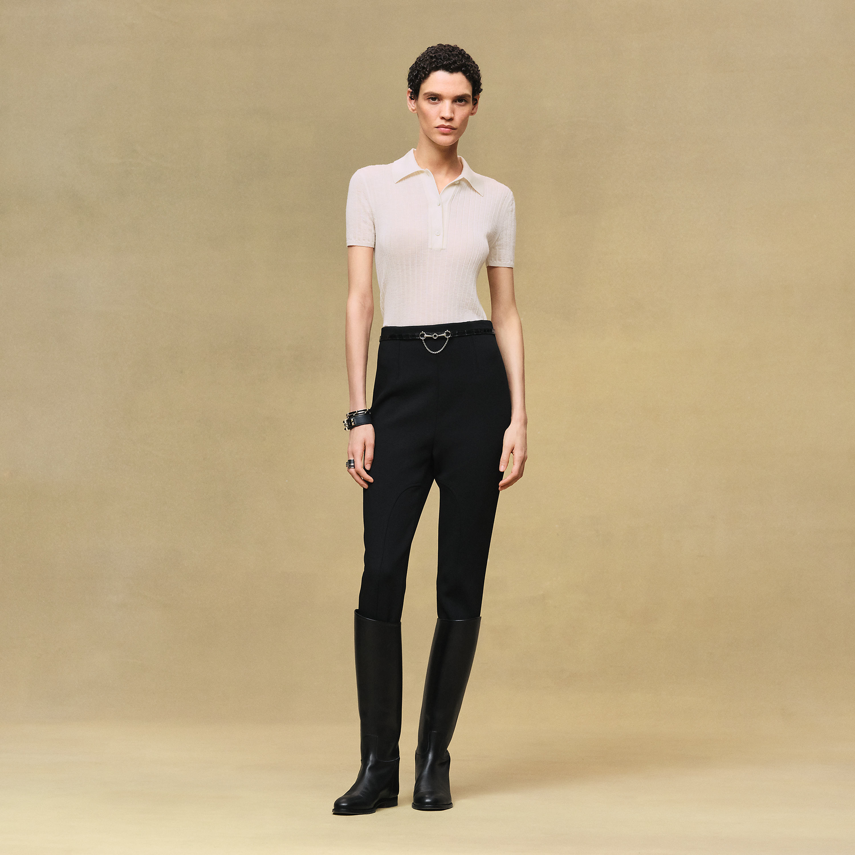 Short-sleeve polo shirt