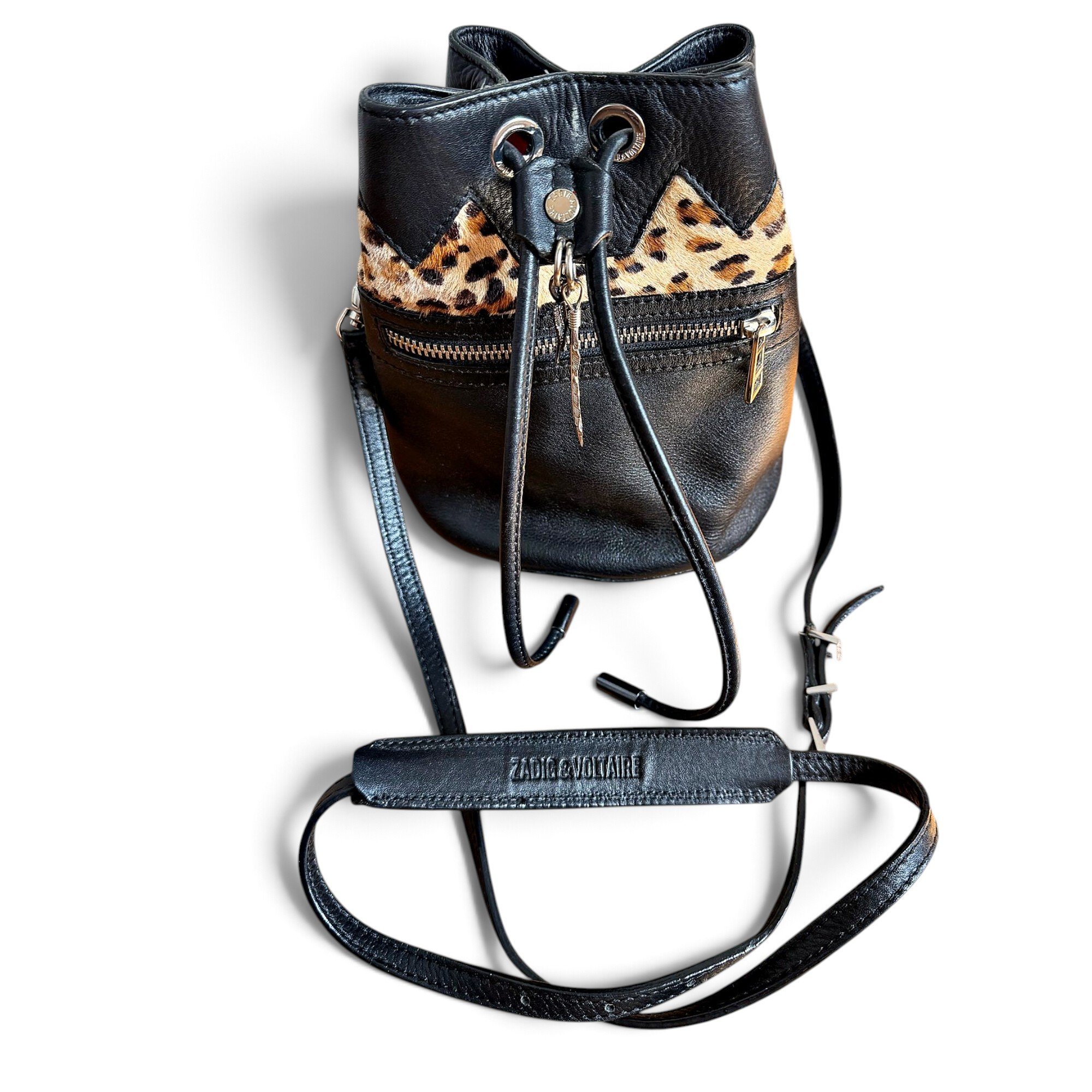 Leather crossbody bag