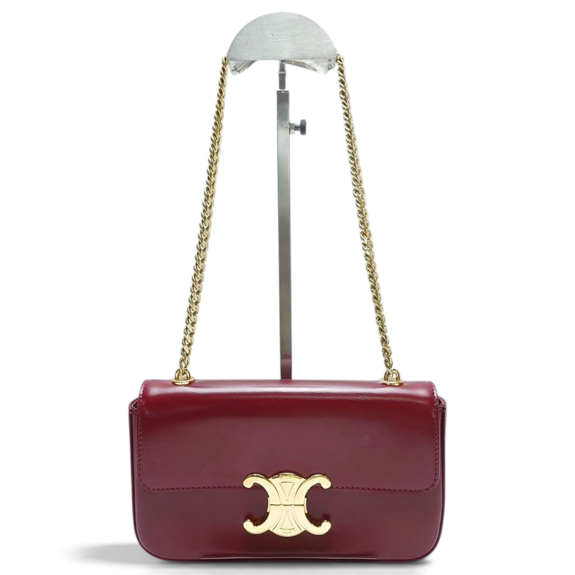 Triomphe leather handbag