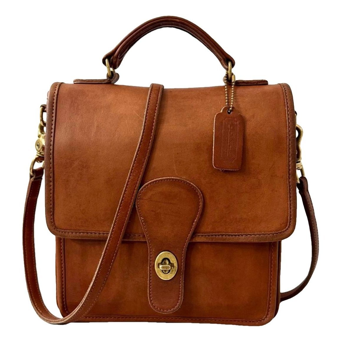 Leather satchel