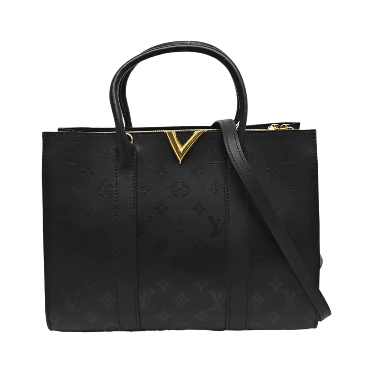 One Handle very leather handbag