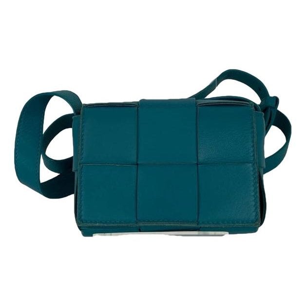 Cassette leather handbag