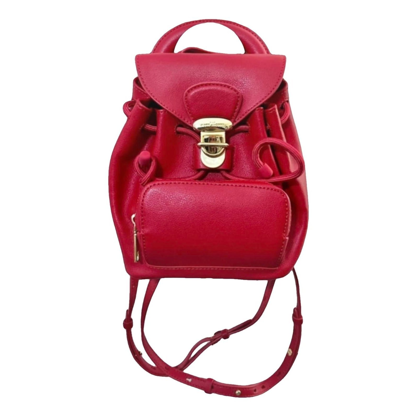 Leather backpack
