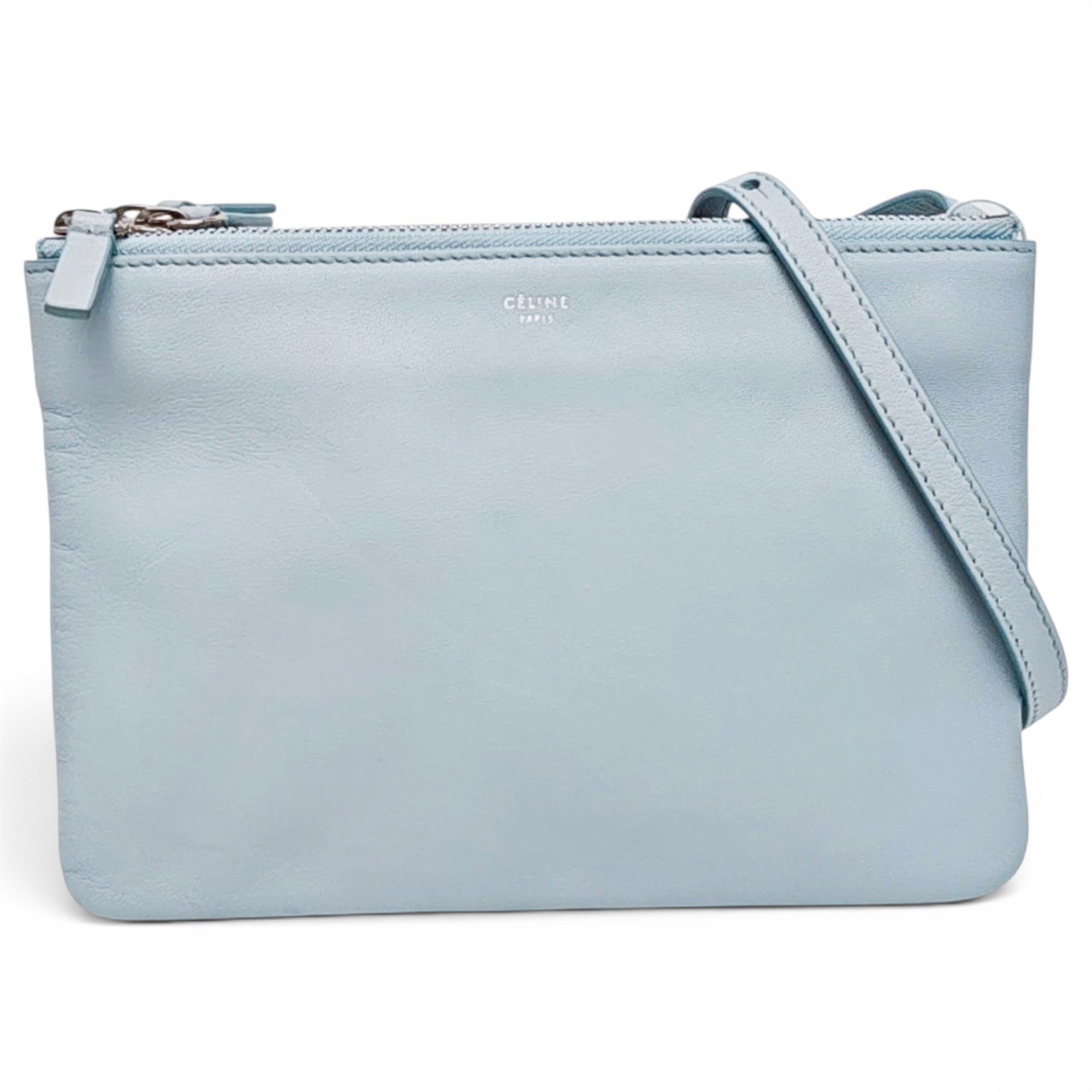 Trio leather crossbody bag