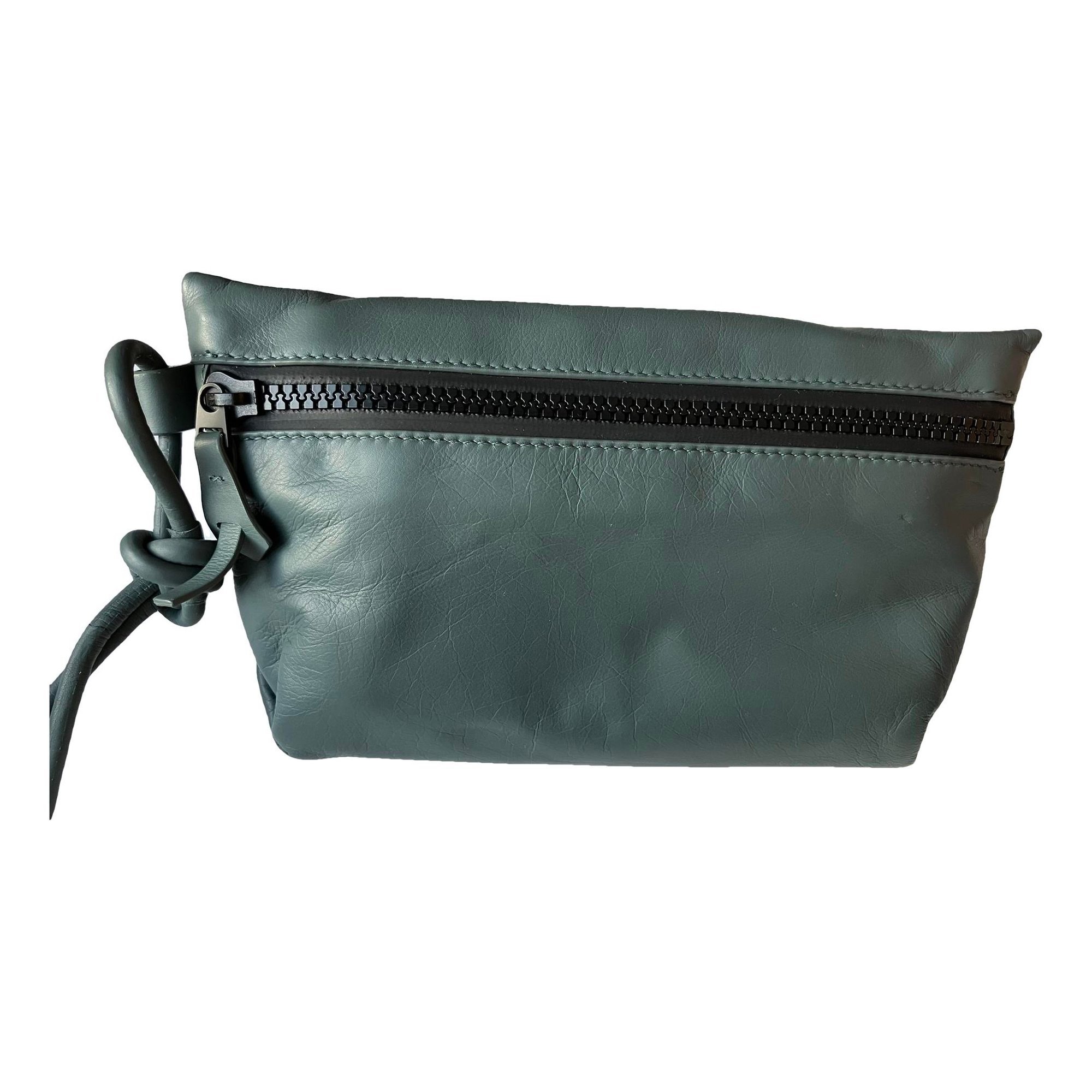 BV Trine leather clutch bag