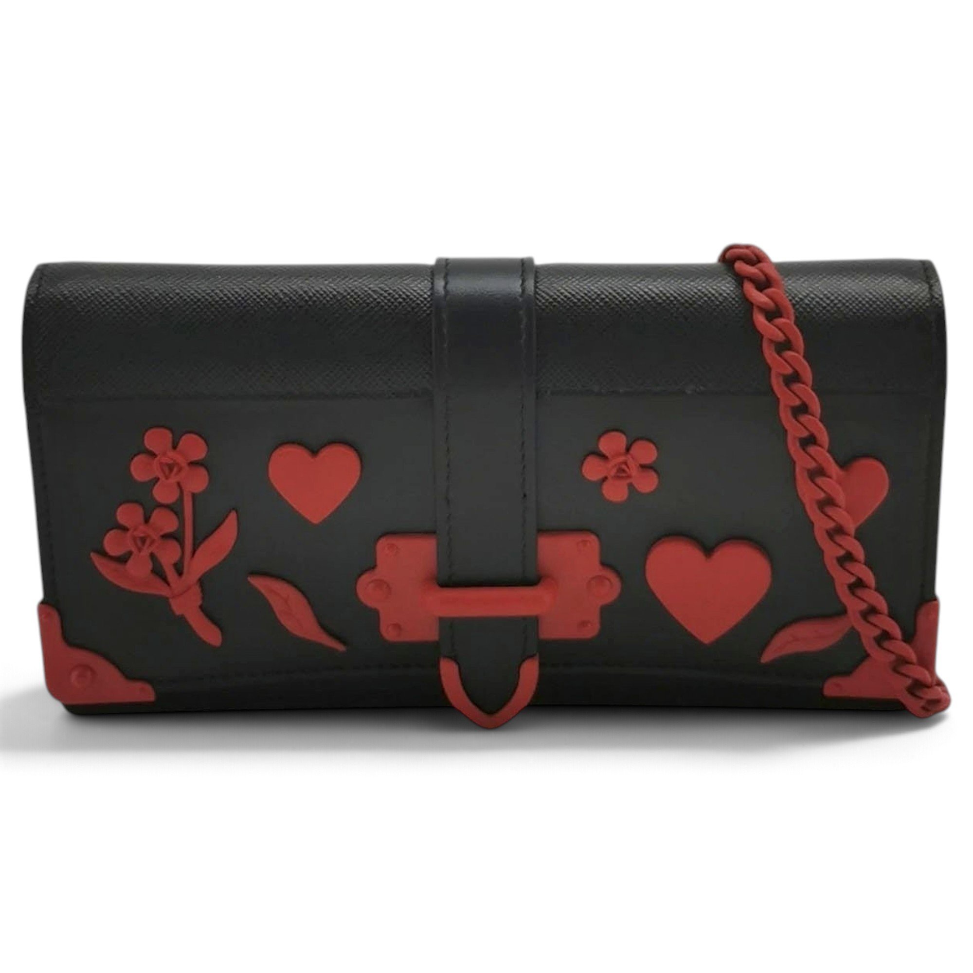 Cahier leather handbag