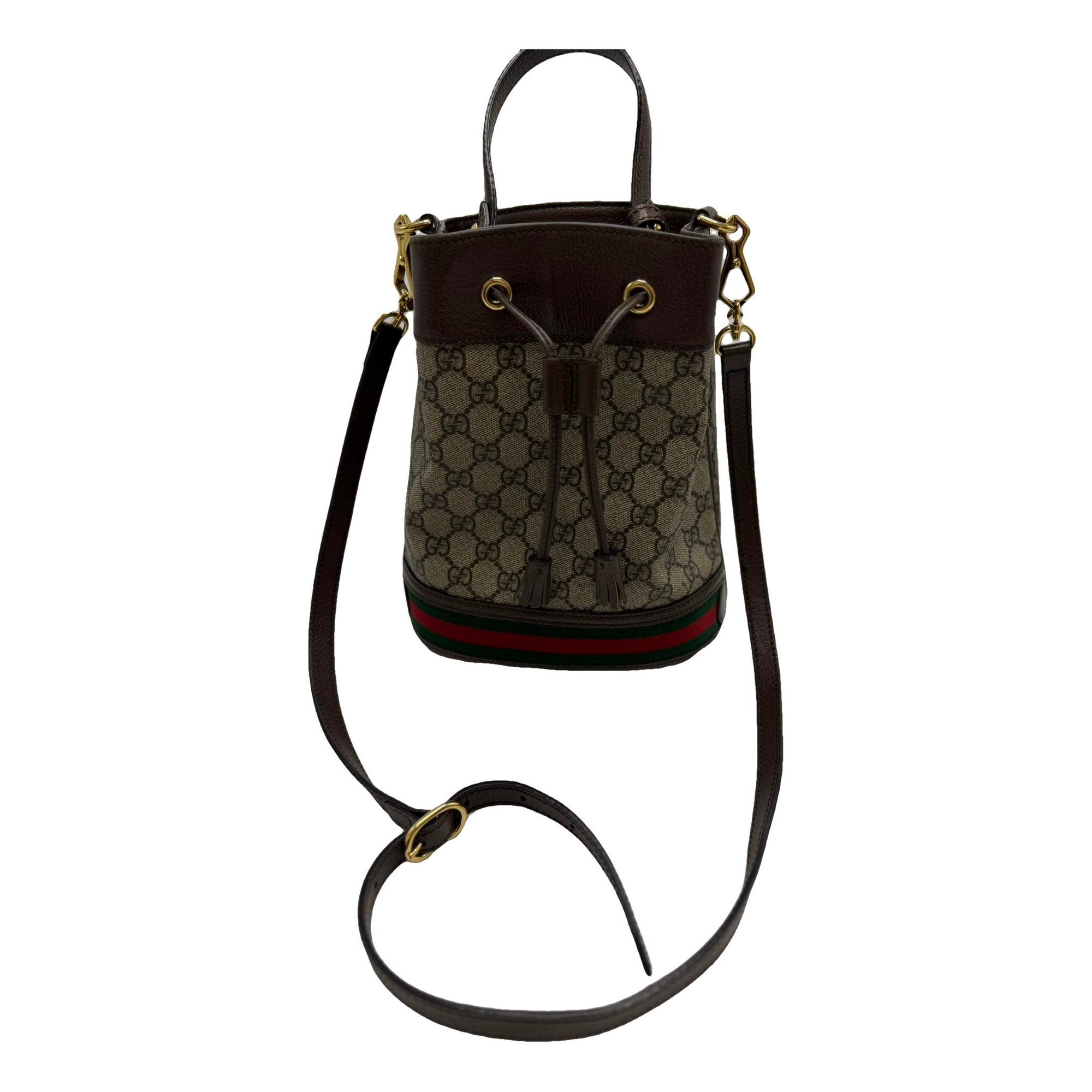 Ophidia Bucket cloth crossbody bag