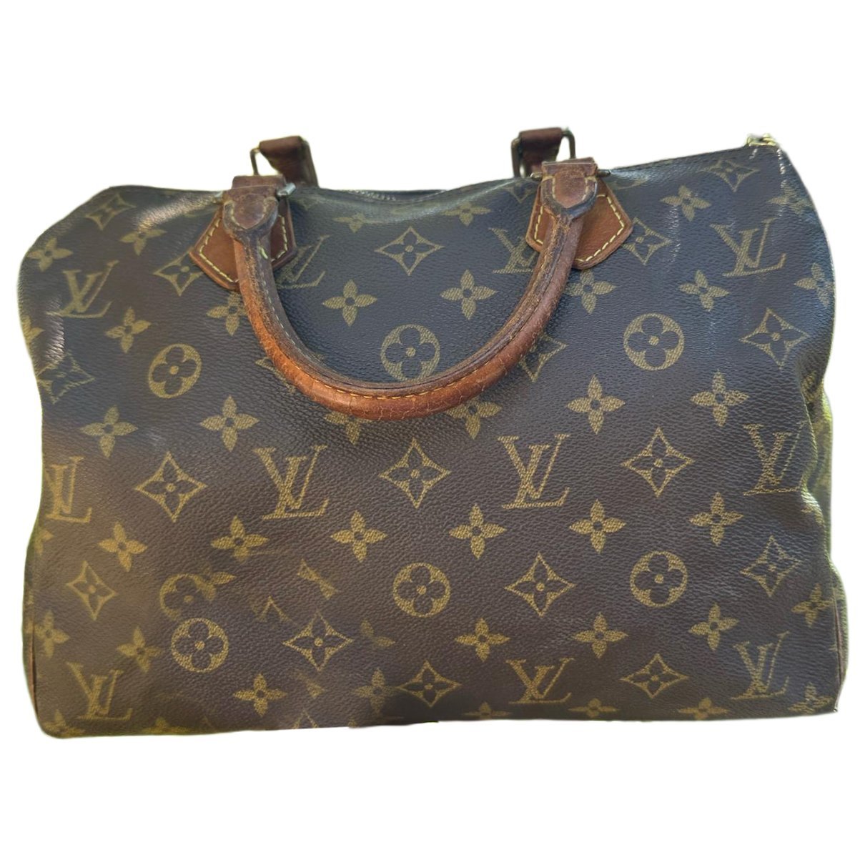 Speedy leather handbag
