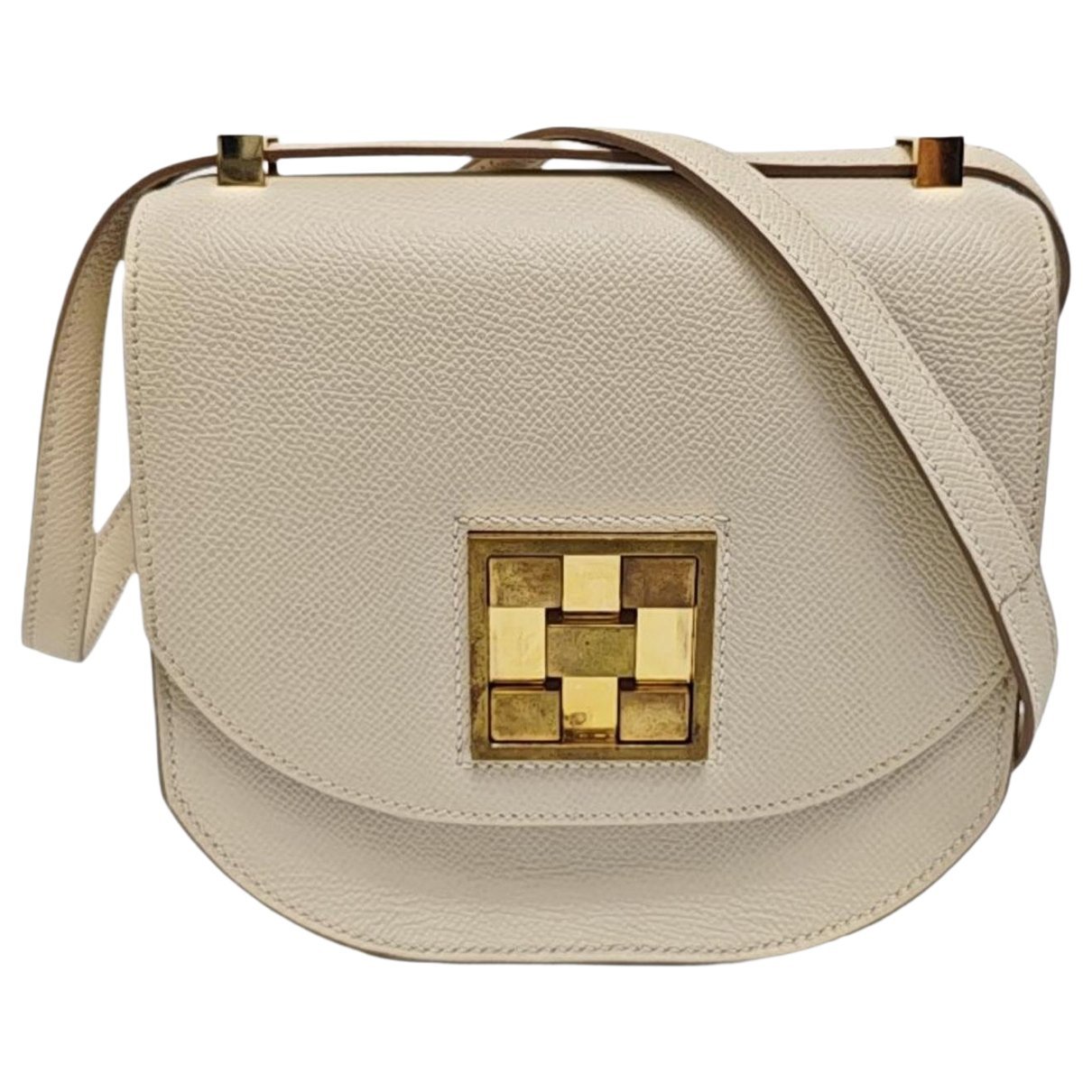Mosaïque leather crossbody bag