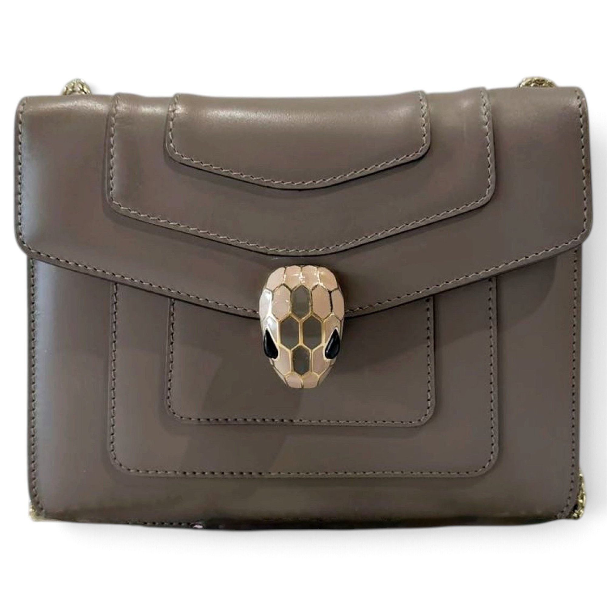Bvlgari Serpenti leather crossbody bag