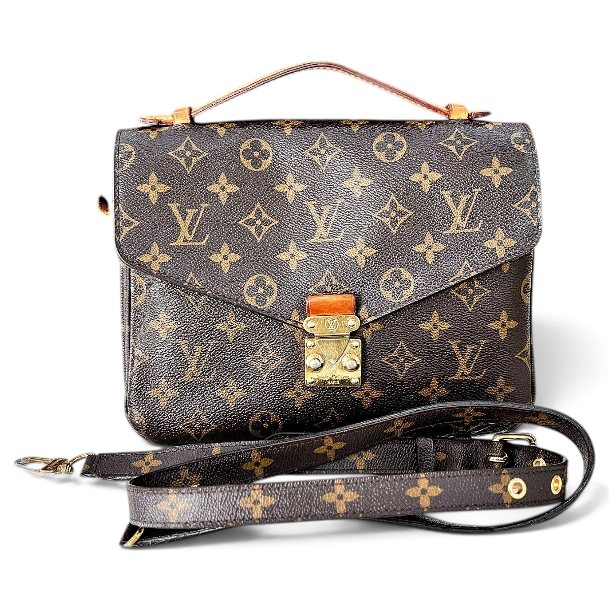 Metis leather handbag