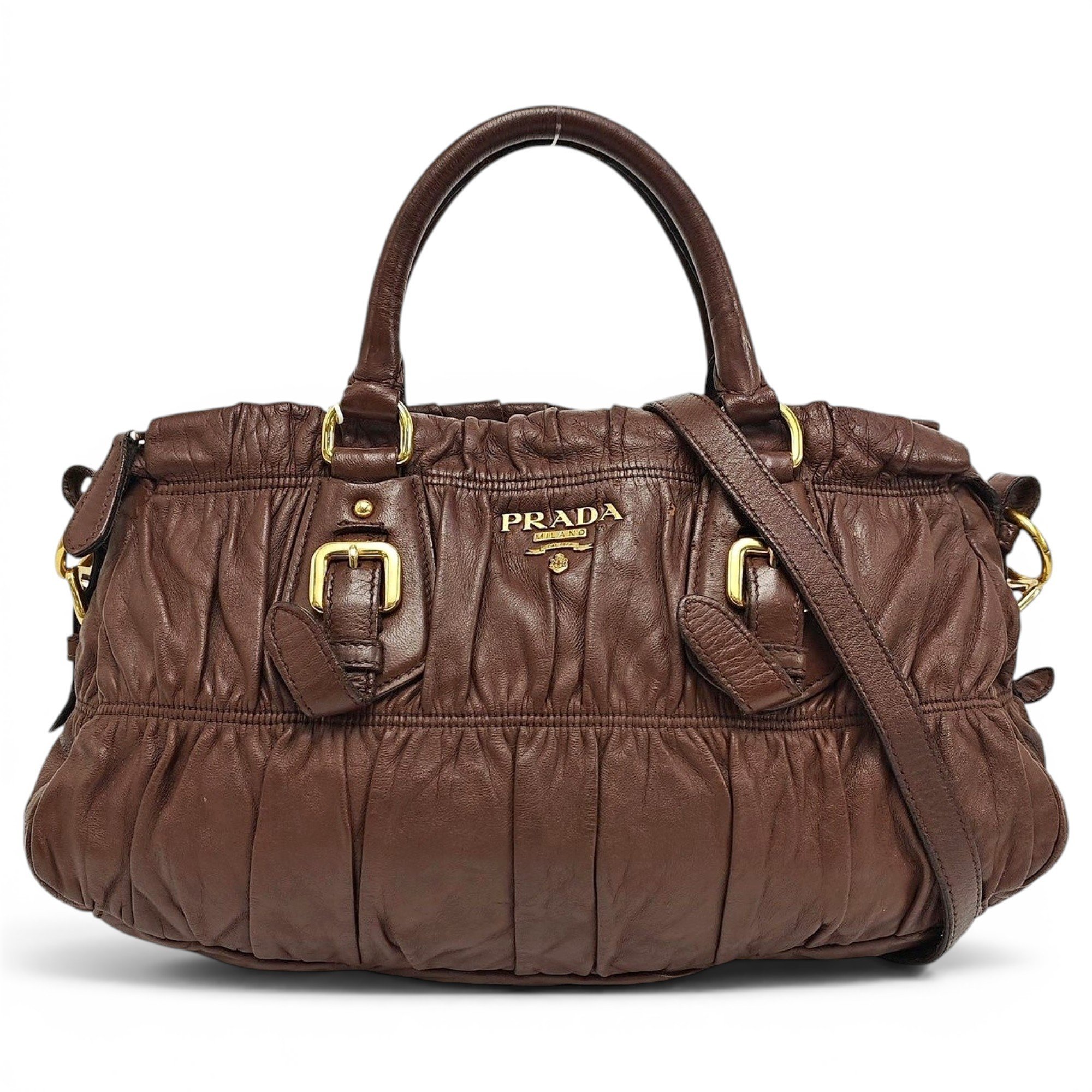 Leather handbag