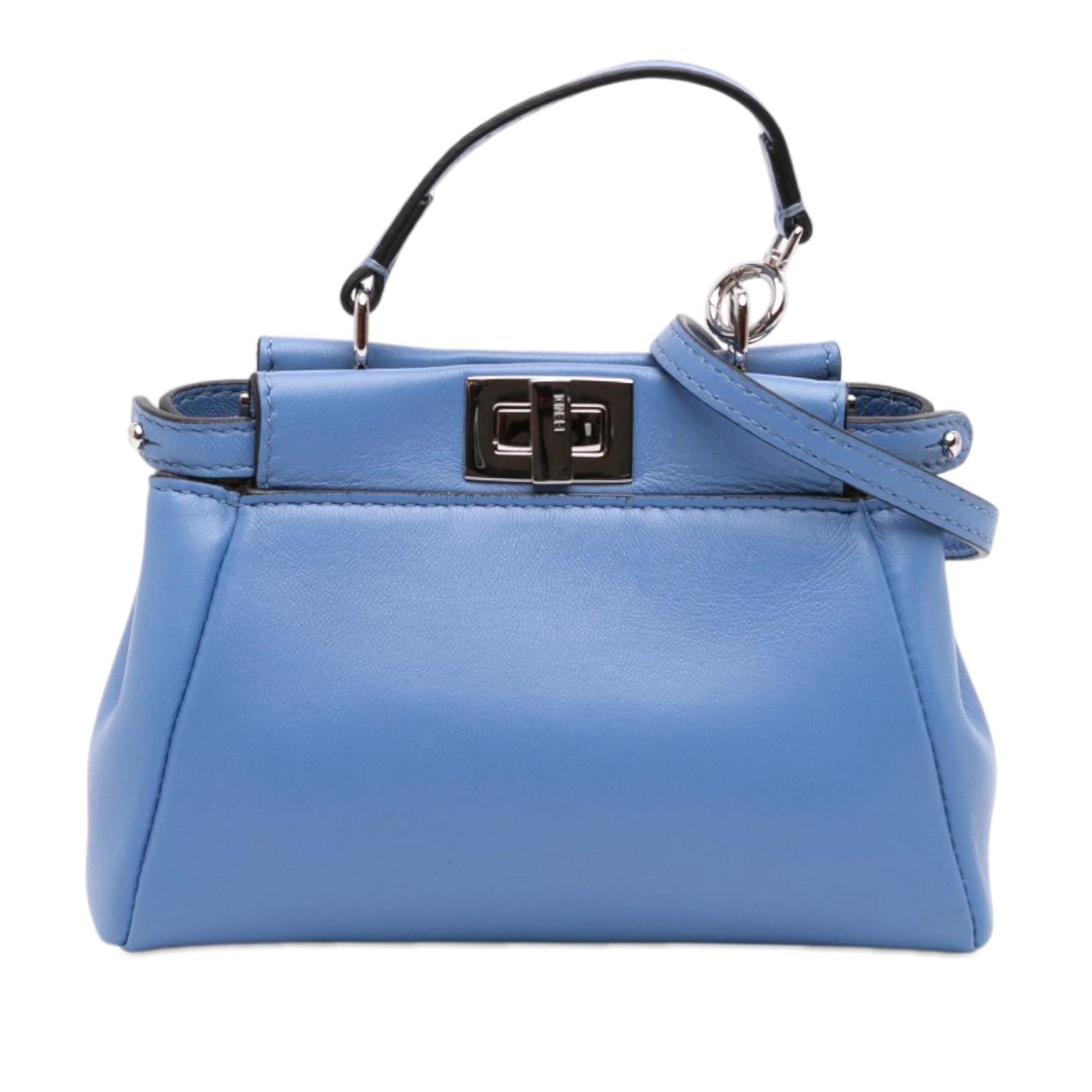 Peekaboo leather handbag