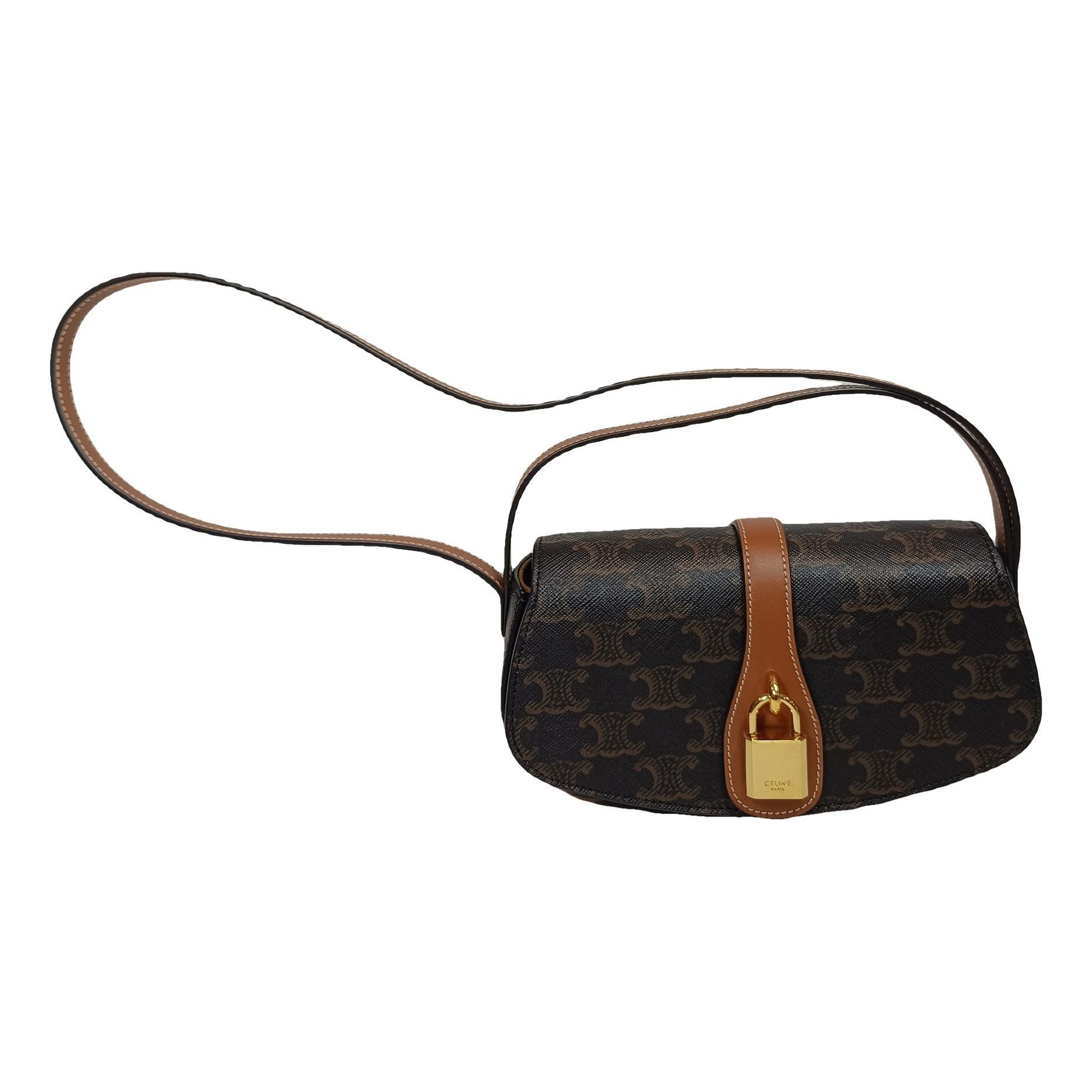 Celine Tabou leather handbag
