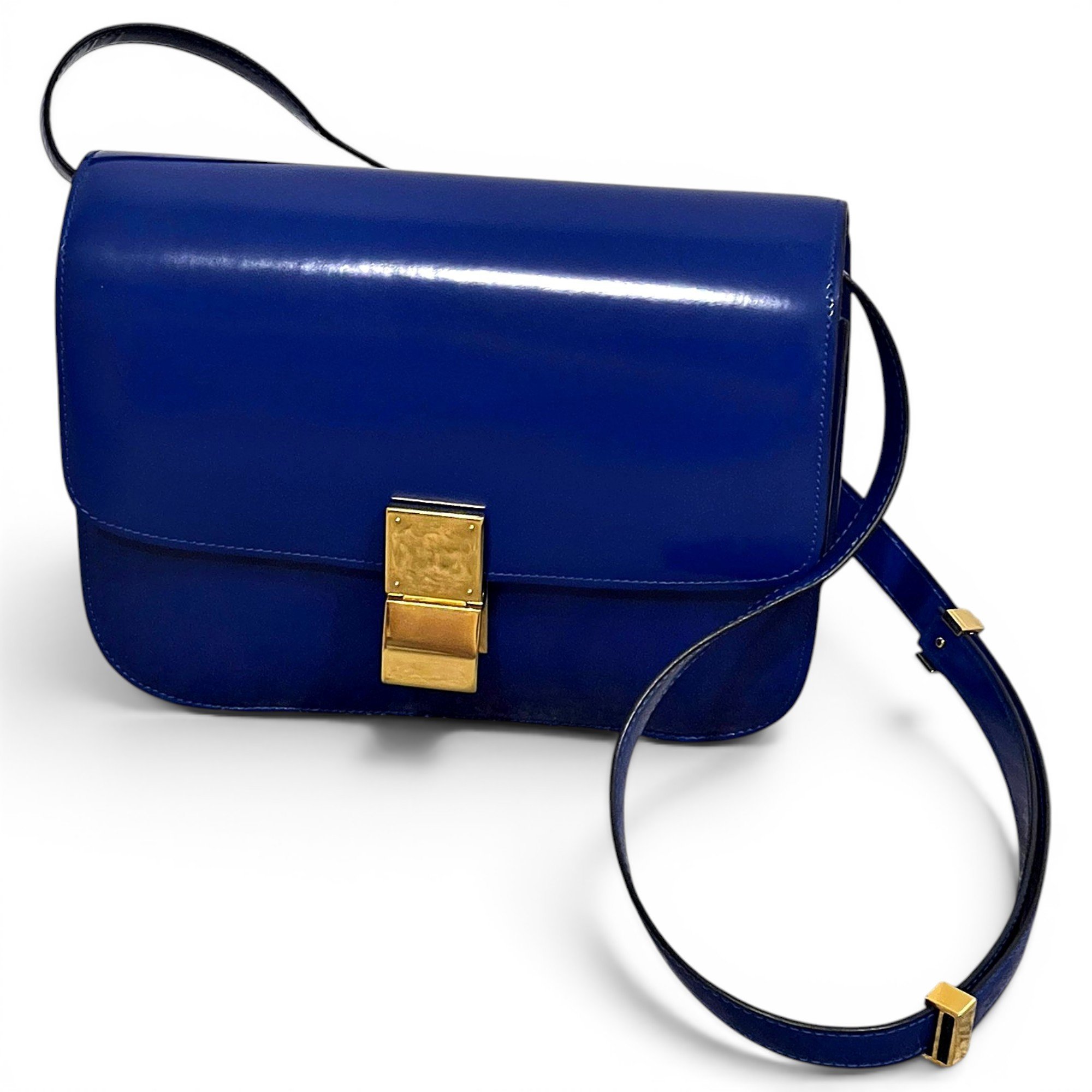 Classic leather crossbody bag