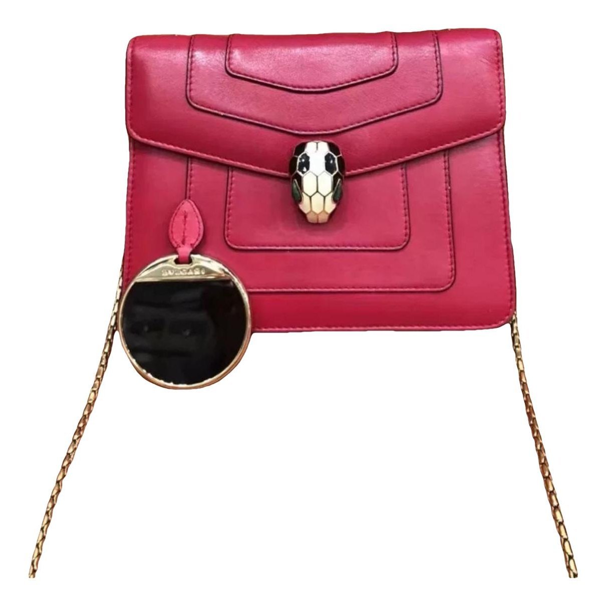 Serpenti leather handbag