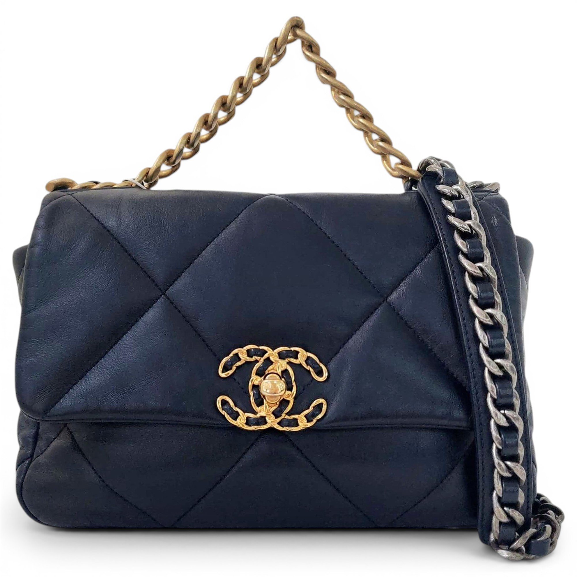 Chanel 19 leather handbag