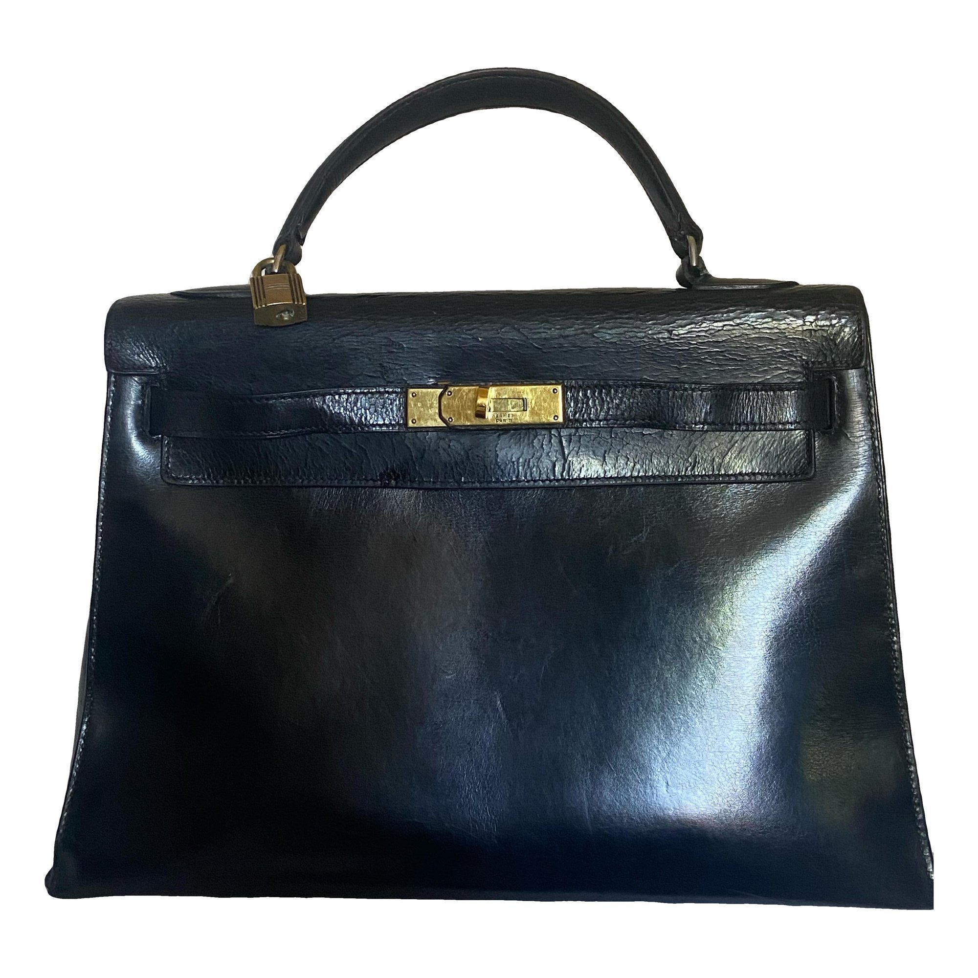 Kelly 32 leather handbag