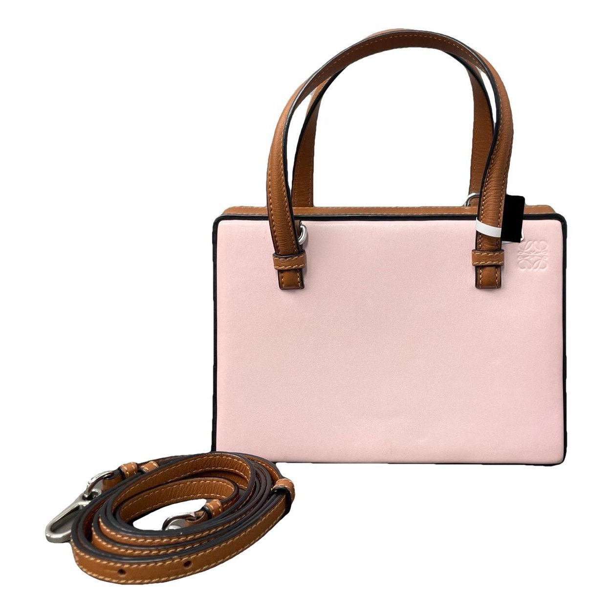 Postal leather handbag