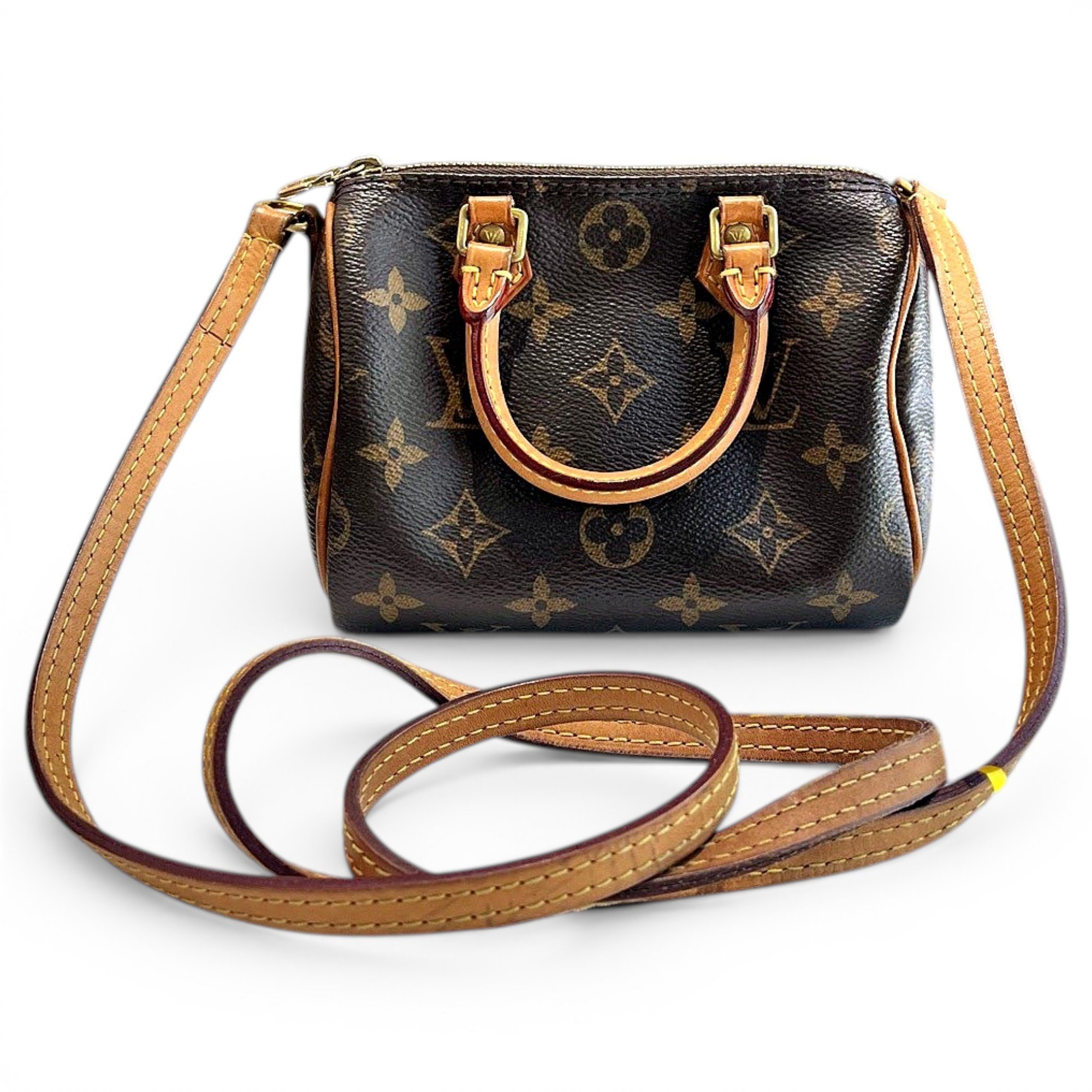 Nano Speedy / Mini HL leather handbag