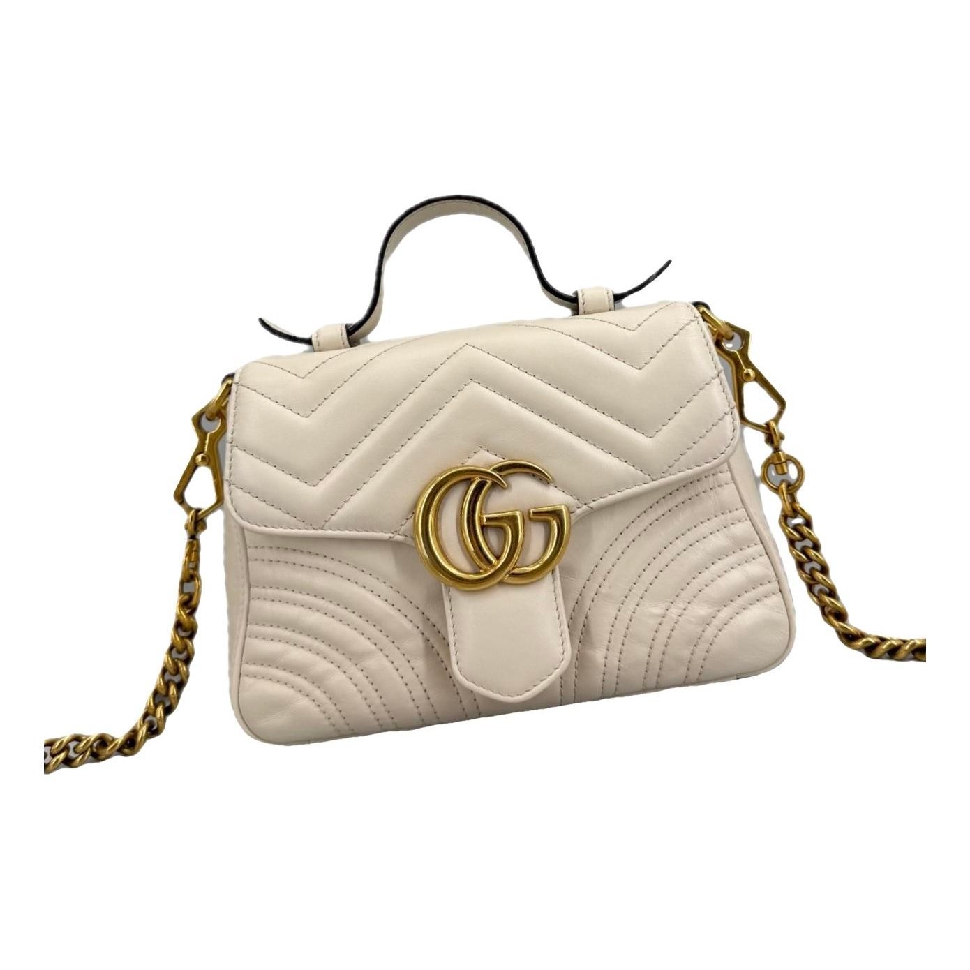 GG Marmont Flap leather handbag