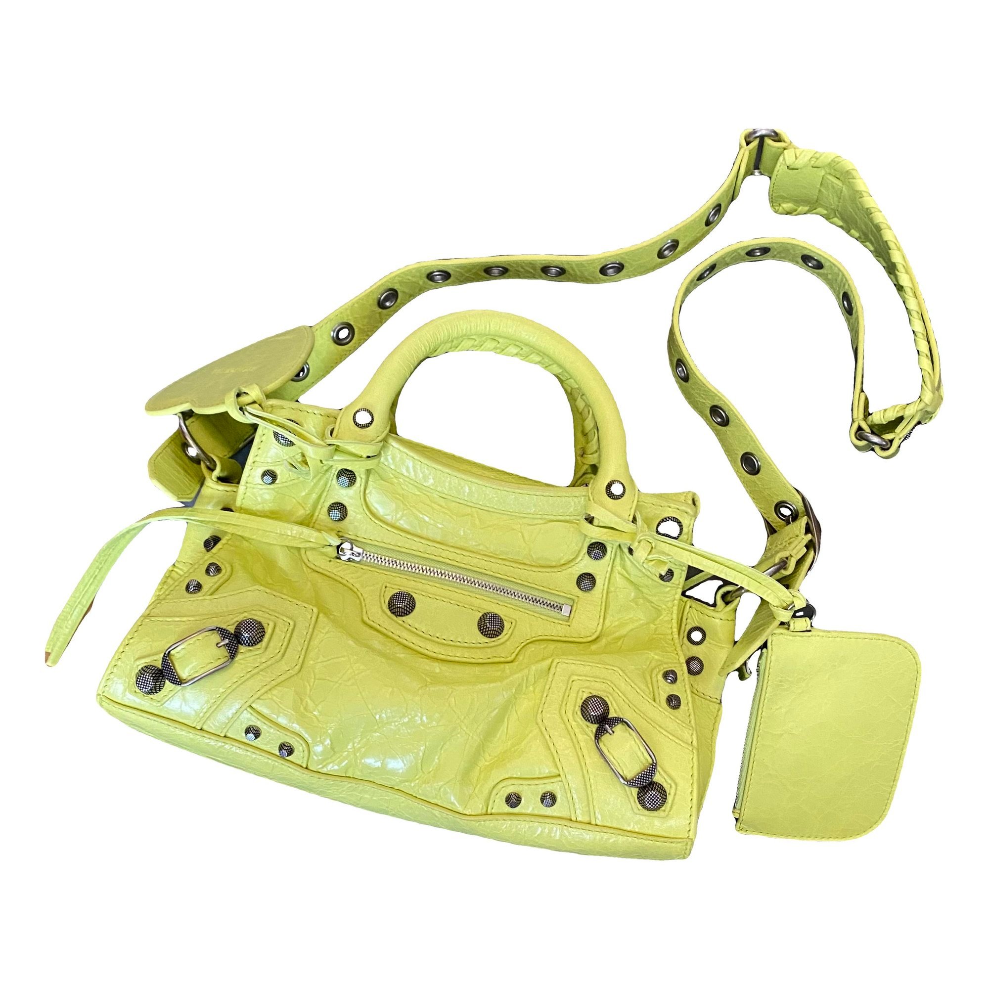 Leather handbag