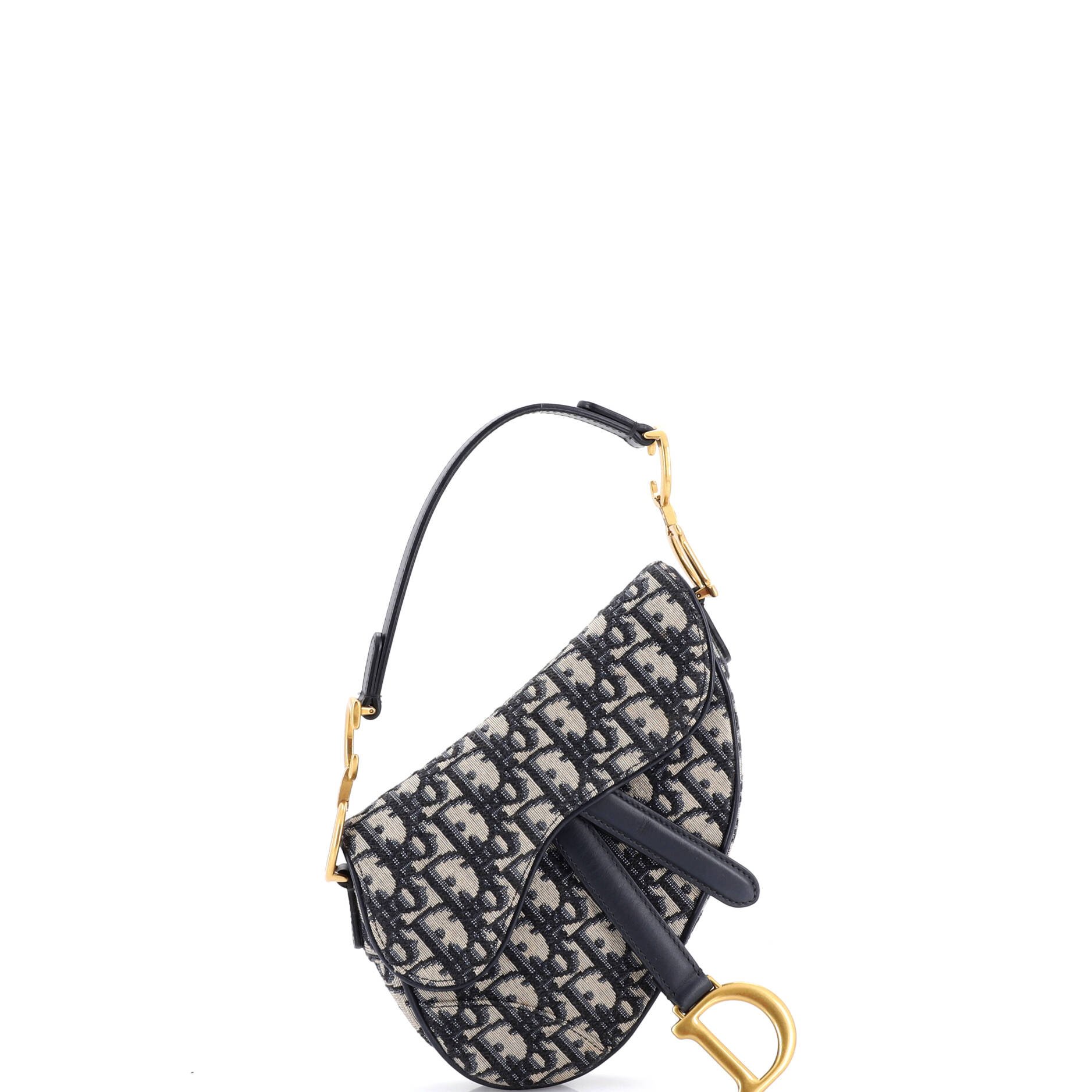 Dior Saddle Handbag Oblique Canvas Mini