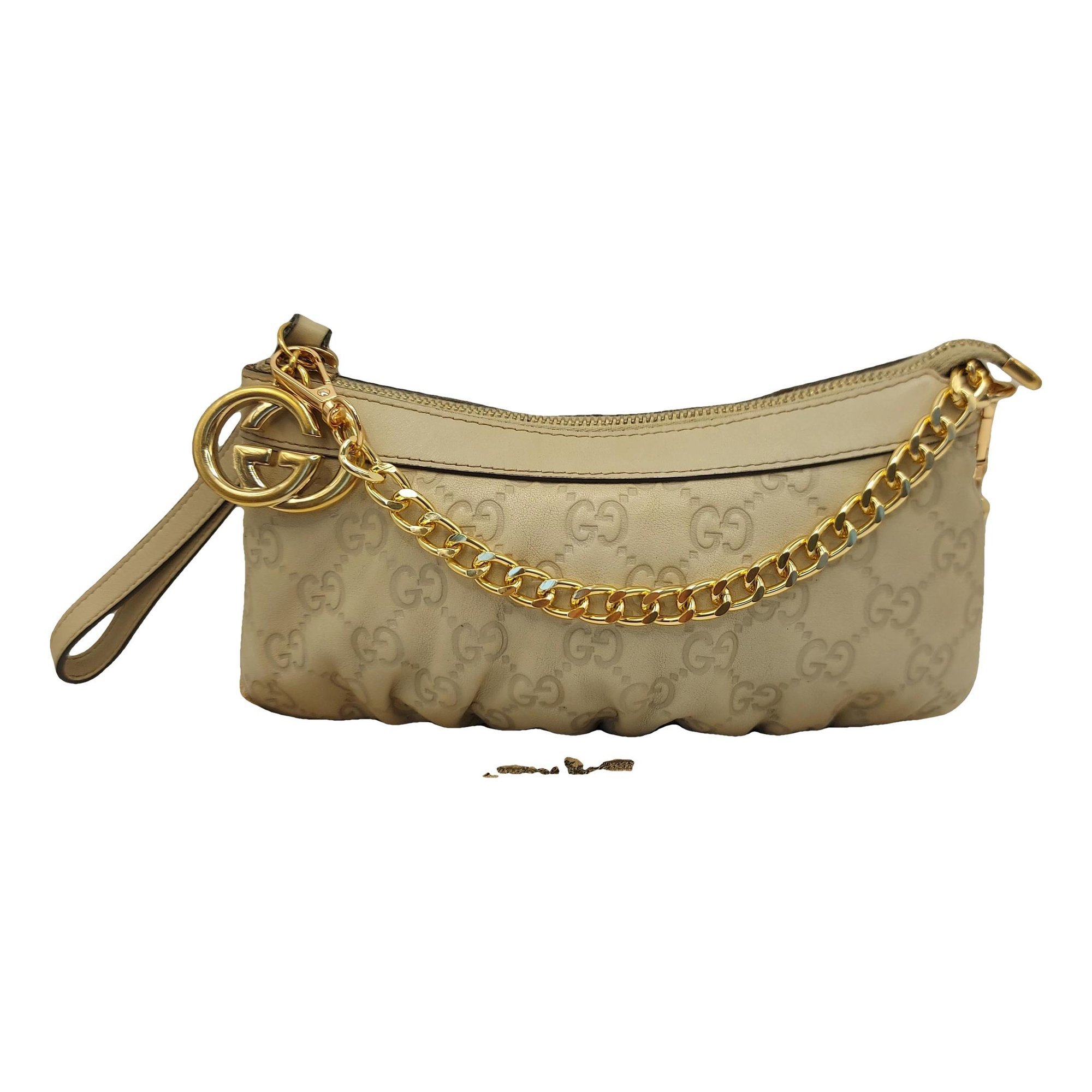 Ophidia leather clutch bag