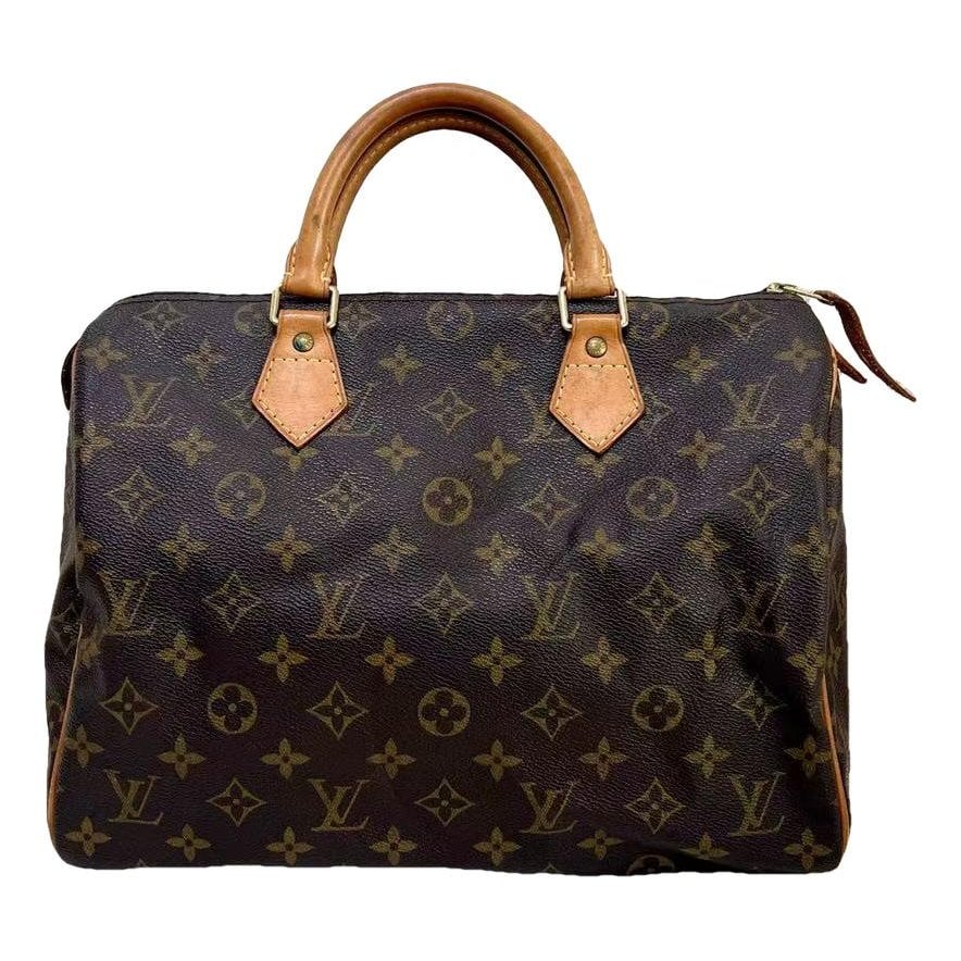 Speedy leather handbag