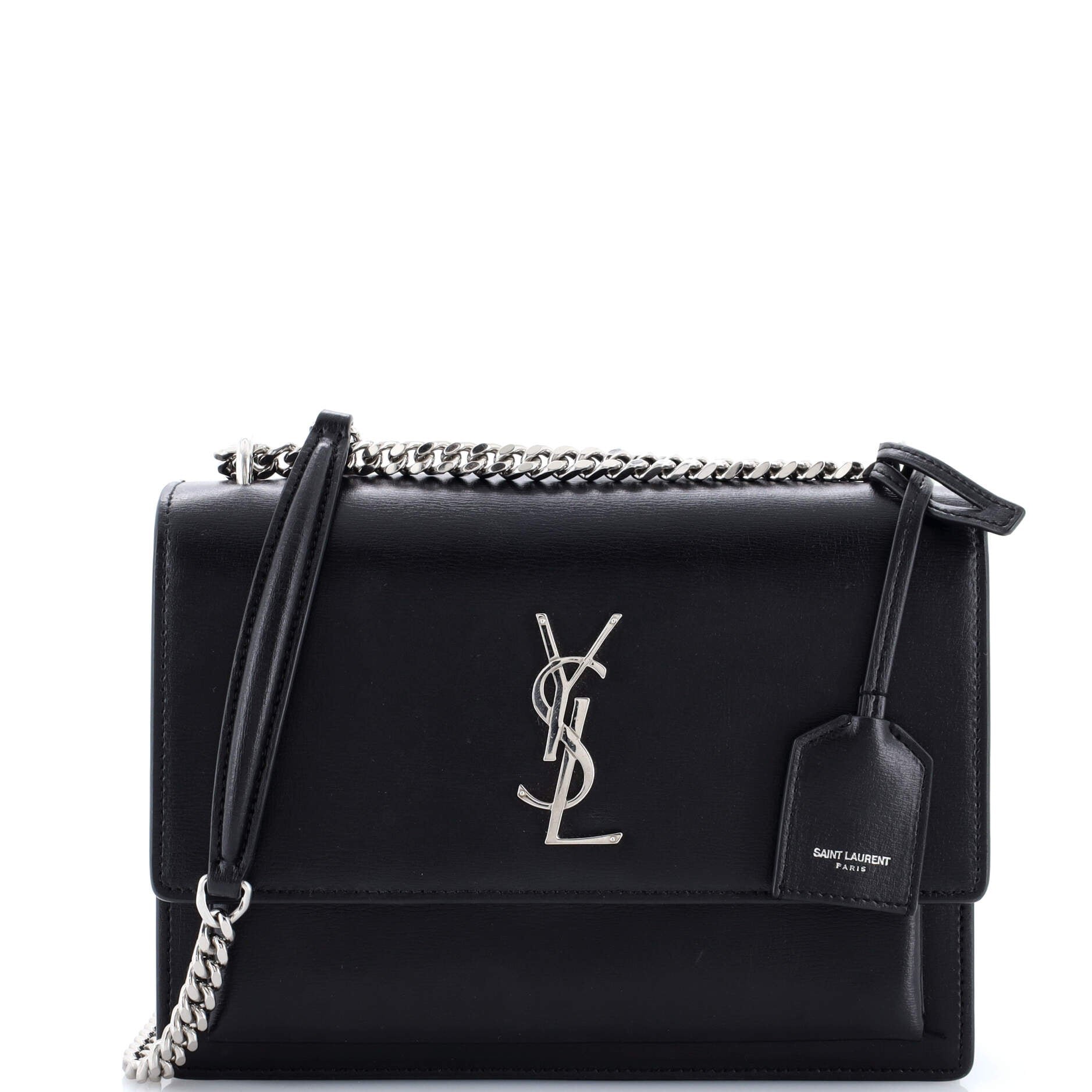 Saint Laurent Sunset Crossbody Bag Leather Medium
