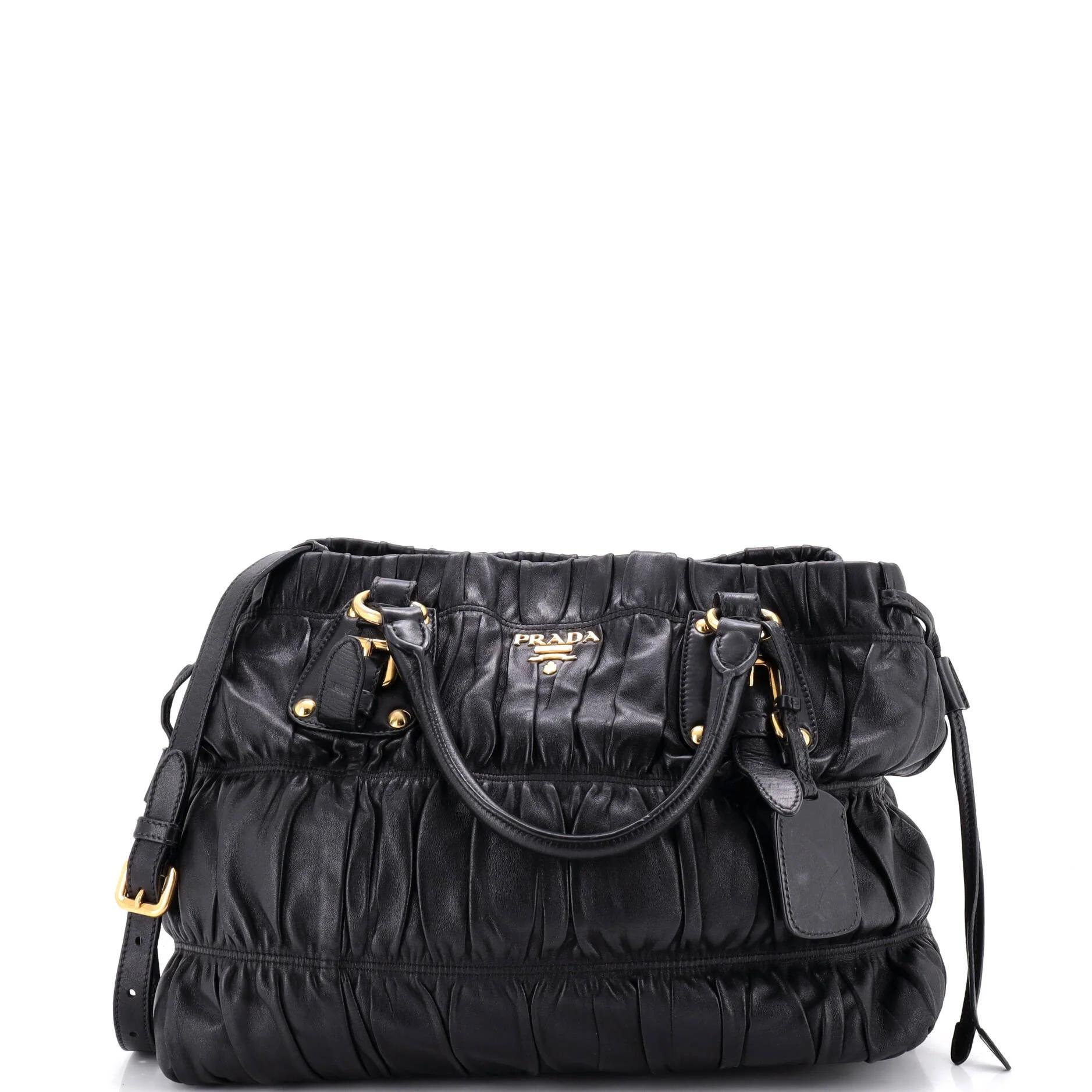 Leather tote