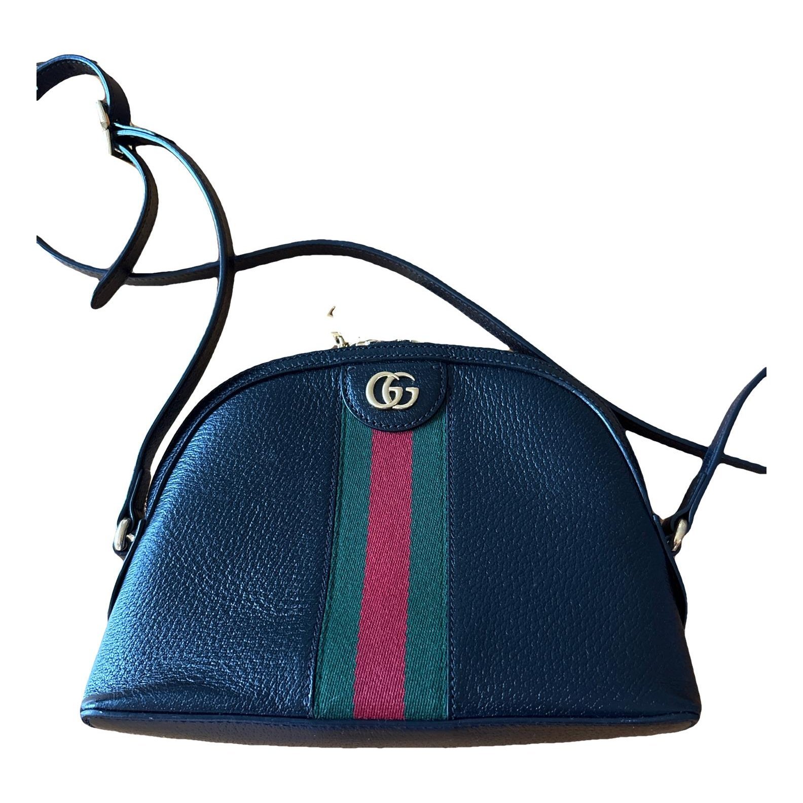 Ophidia Dome leather handbag