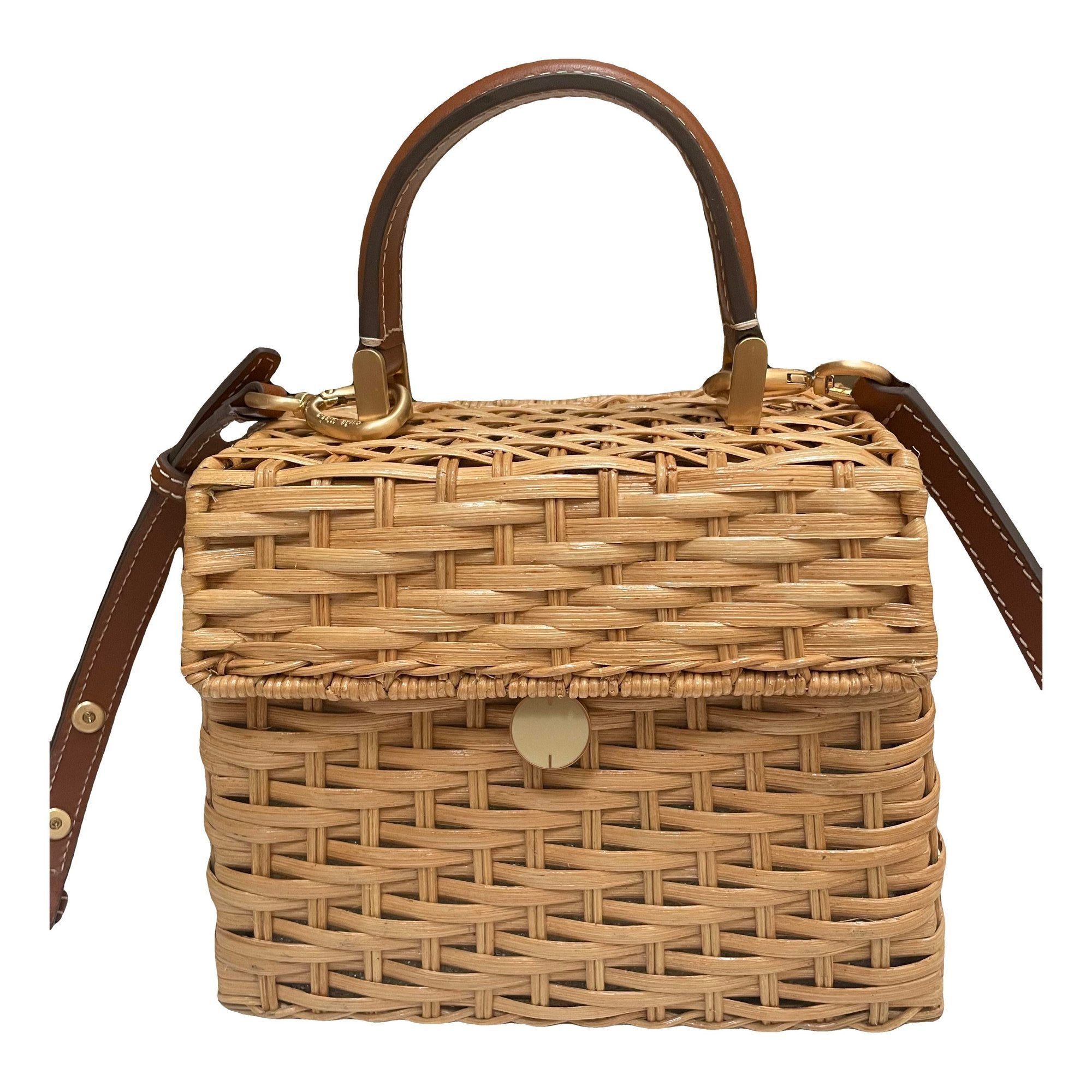 Leather crossbody bag