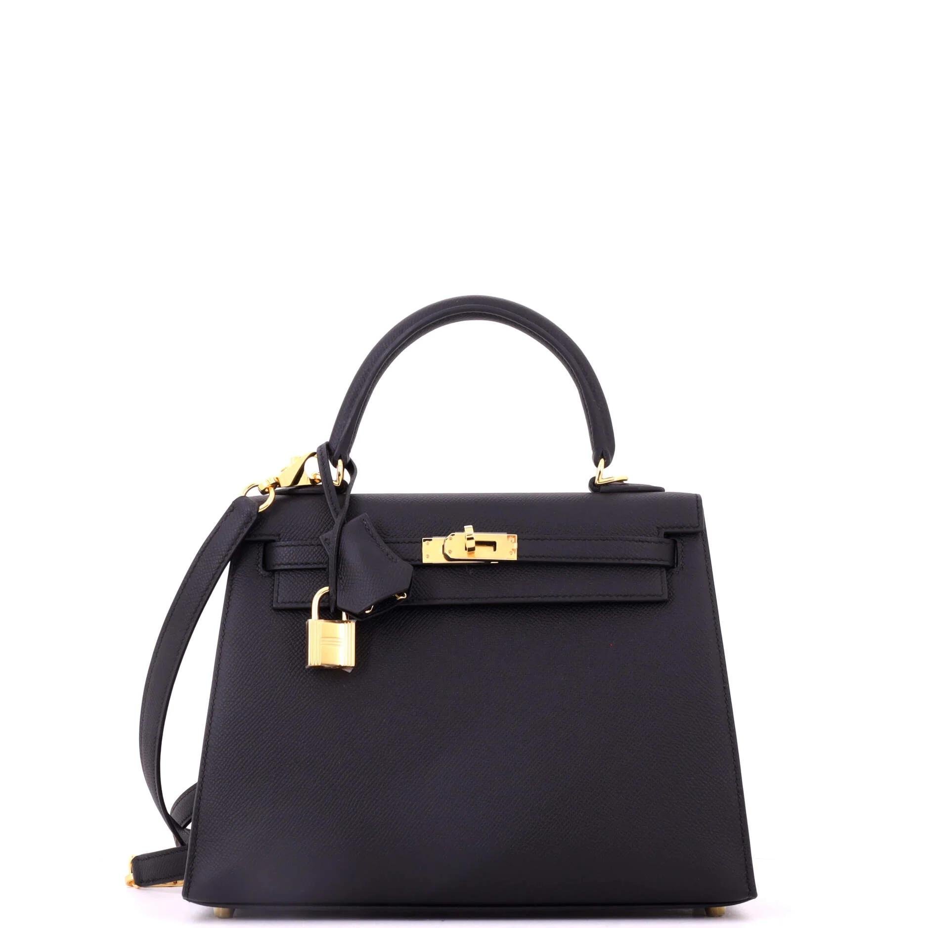 Kelly 25 leather handbag
