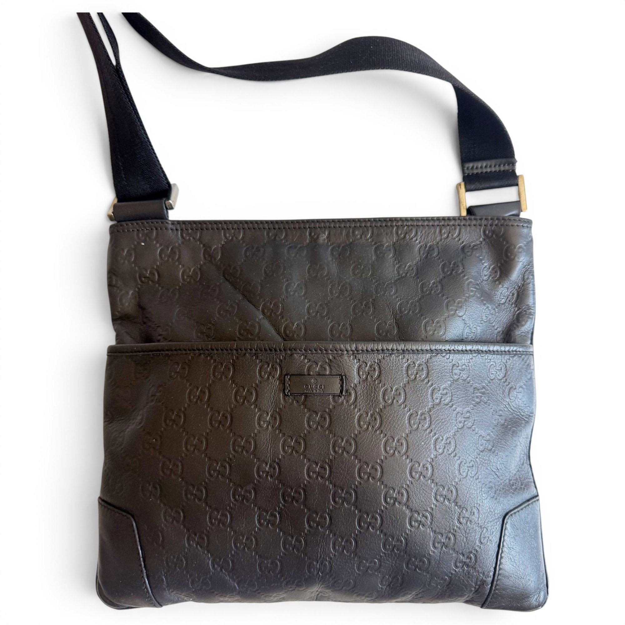 Leather crossbody bag
